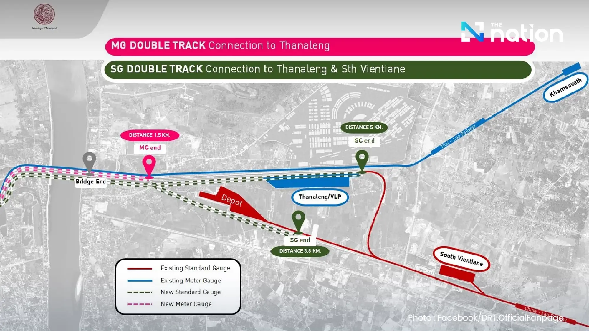 Thailand and Laos advance railway bridge linking Nong Khai and Vientiane to boost regional logistics