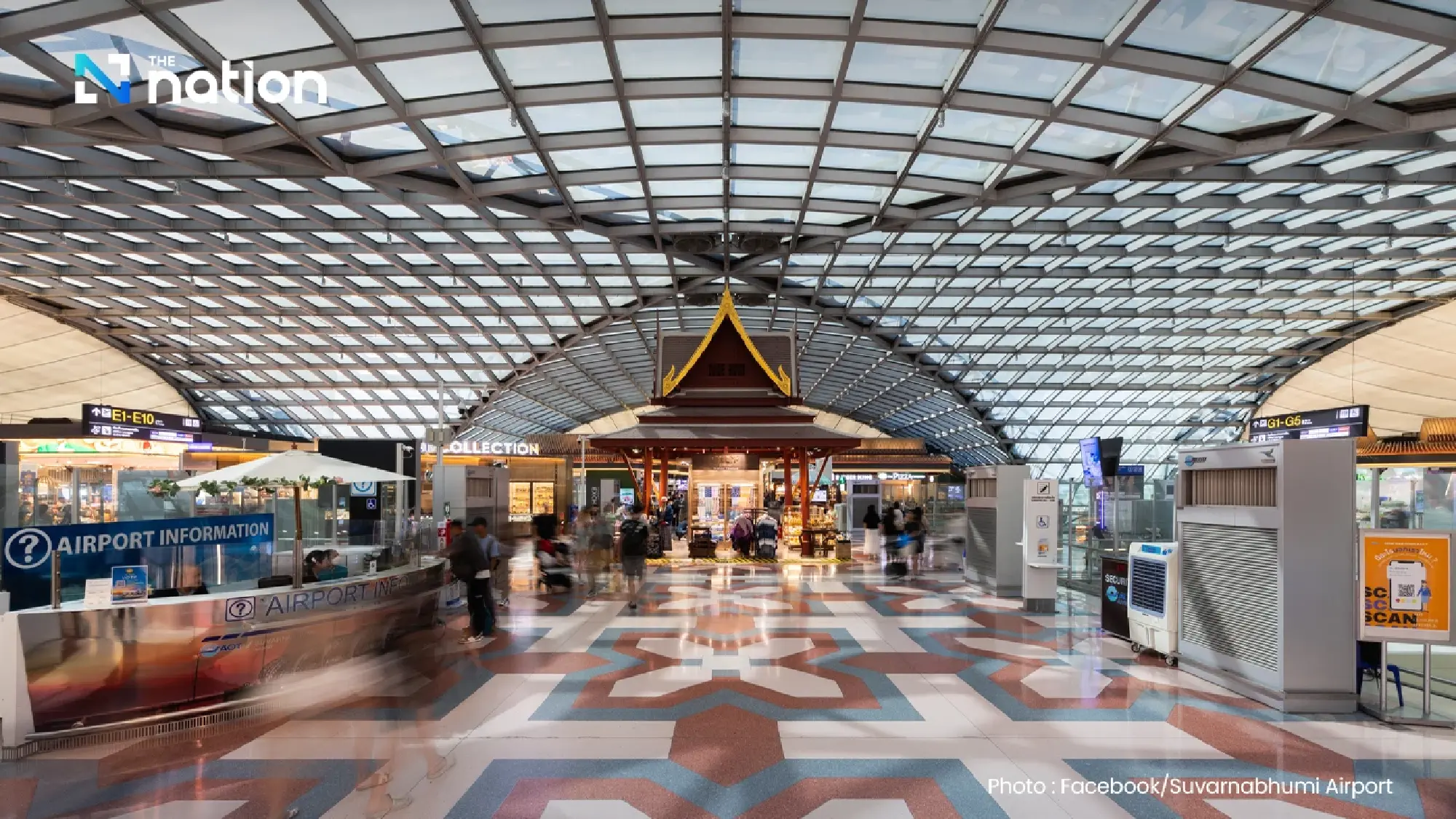 Suvarnabhumi Airport ranks among world’s top 10 