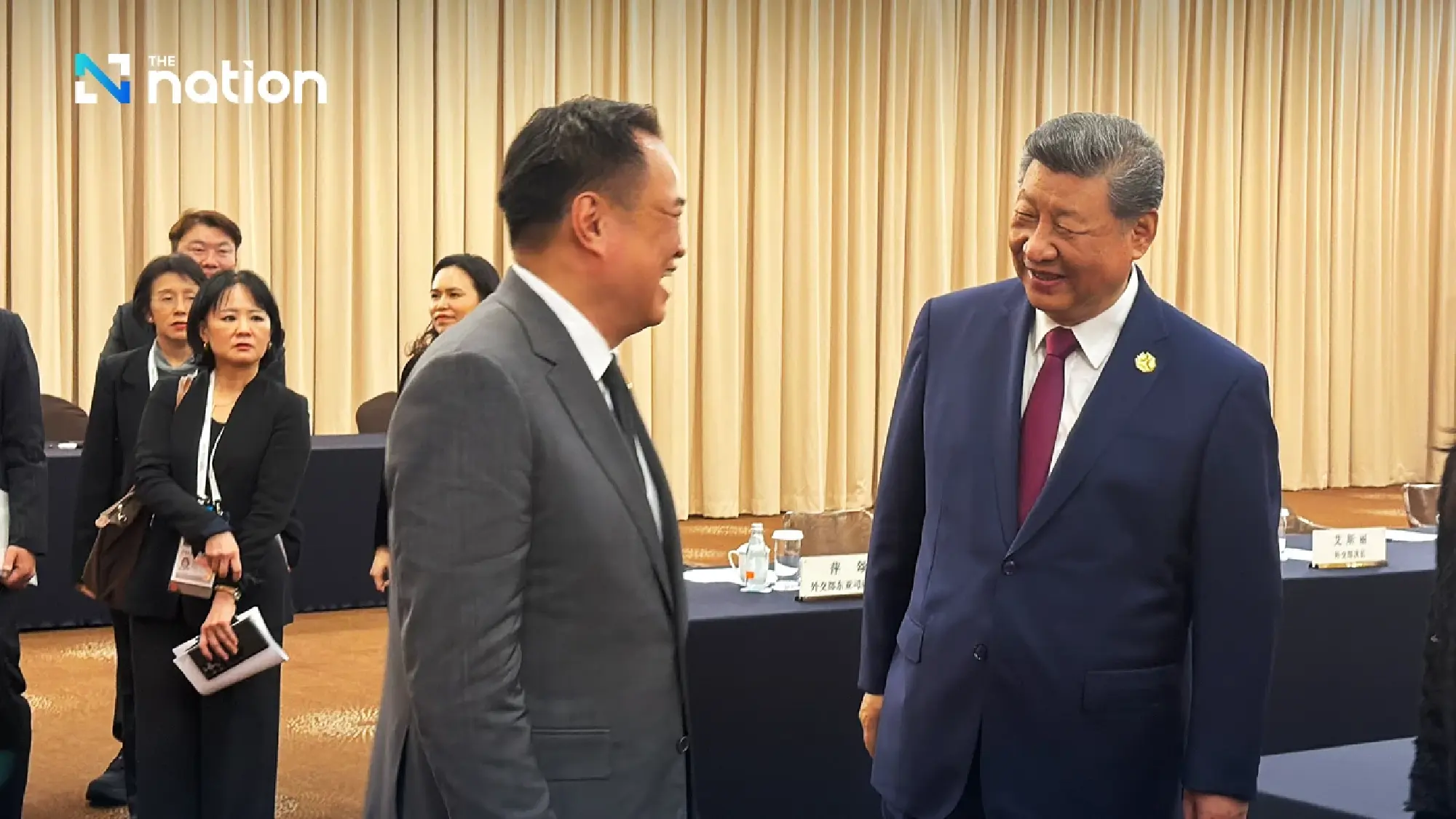 Anutin reminds Xi to buy 500,000 tonnes of Thai rice during APEC meeting