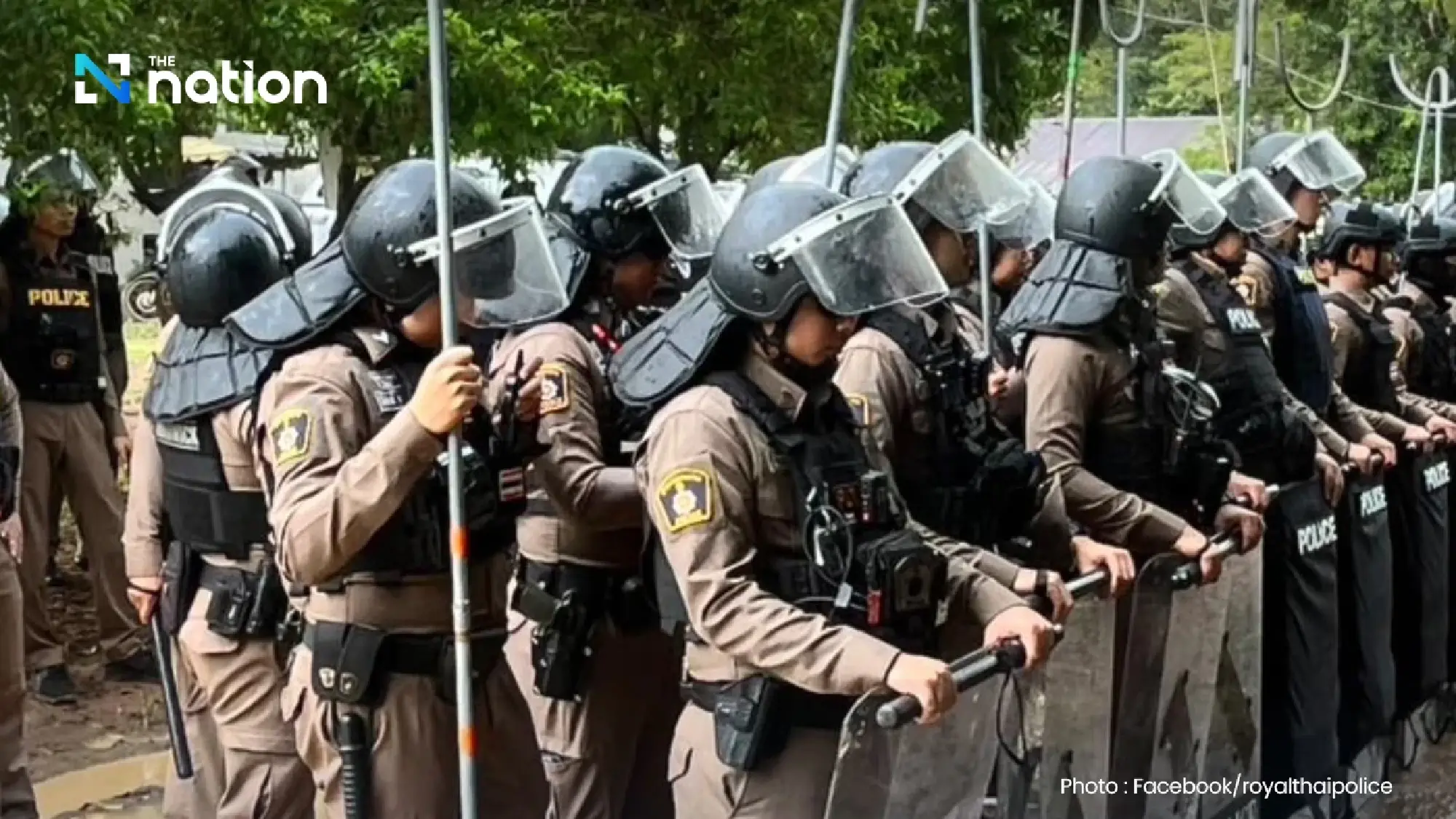 Crowd control officers deployed to handle Ban Nong Chan and Ban Nong Ya Kaeo threats, task force set up with UNODC, FBI, and Interpol