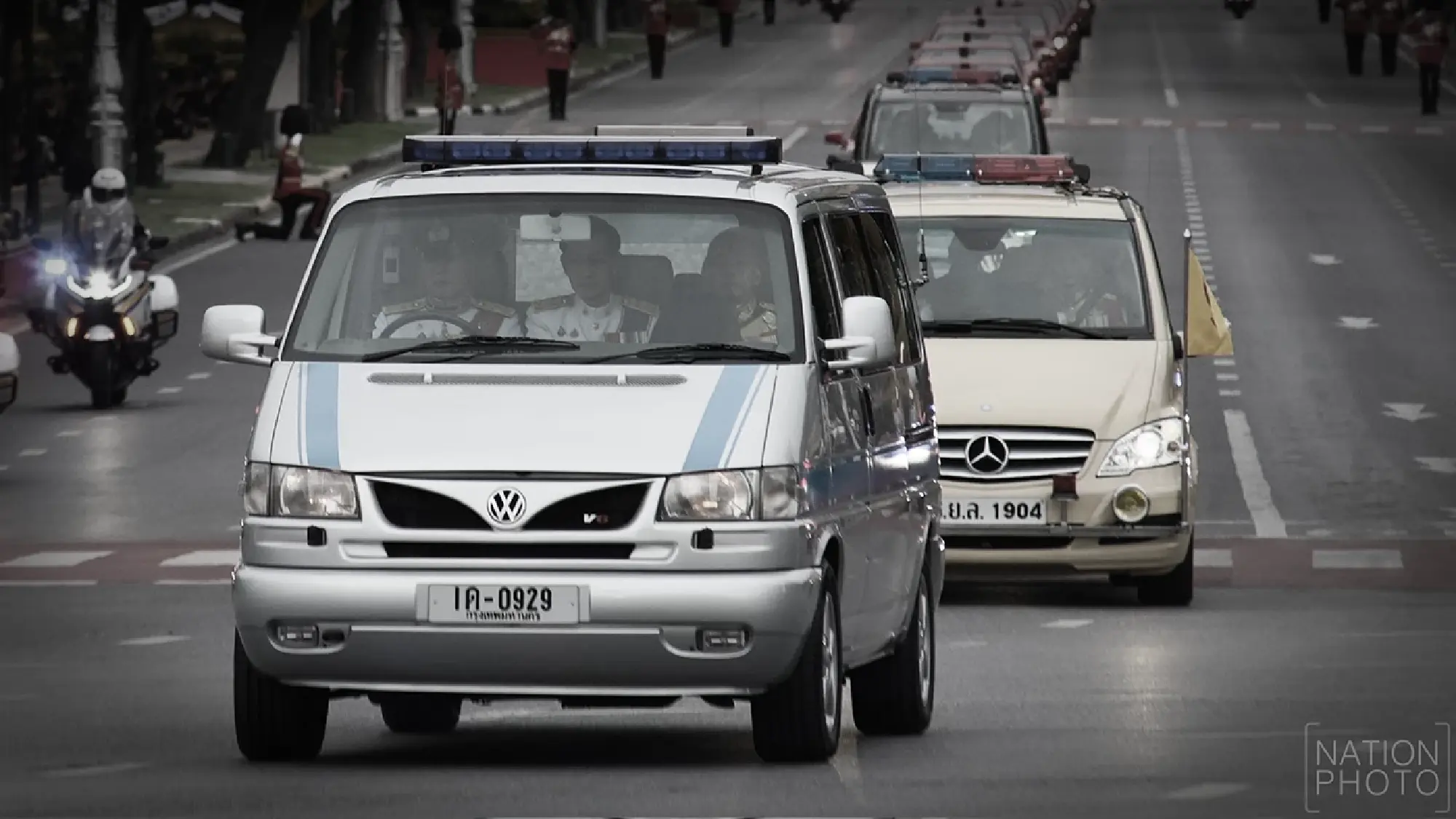 King and Queen Lead Solemn Procession for Queen Mother's Royal Remains