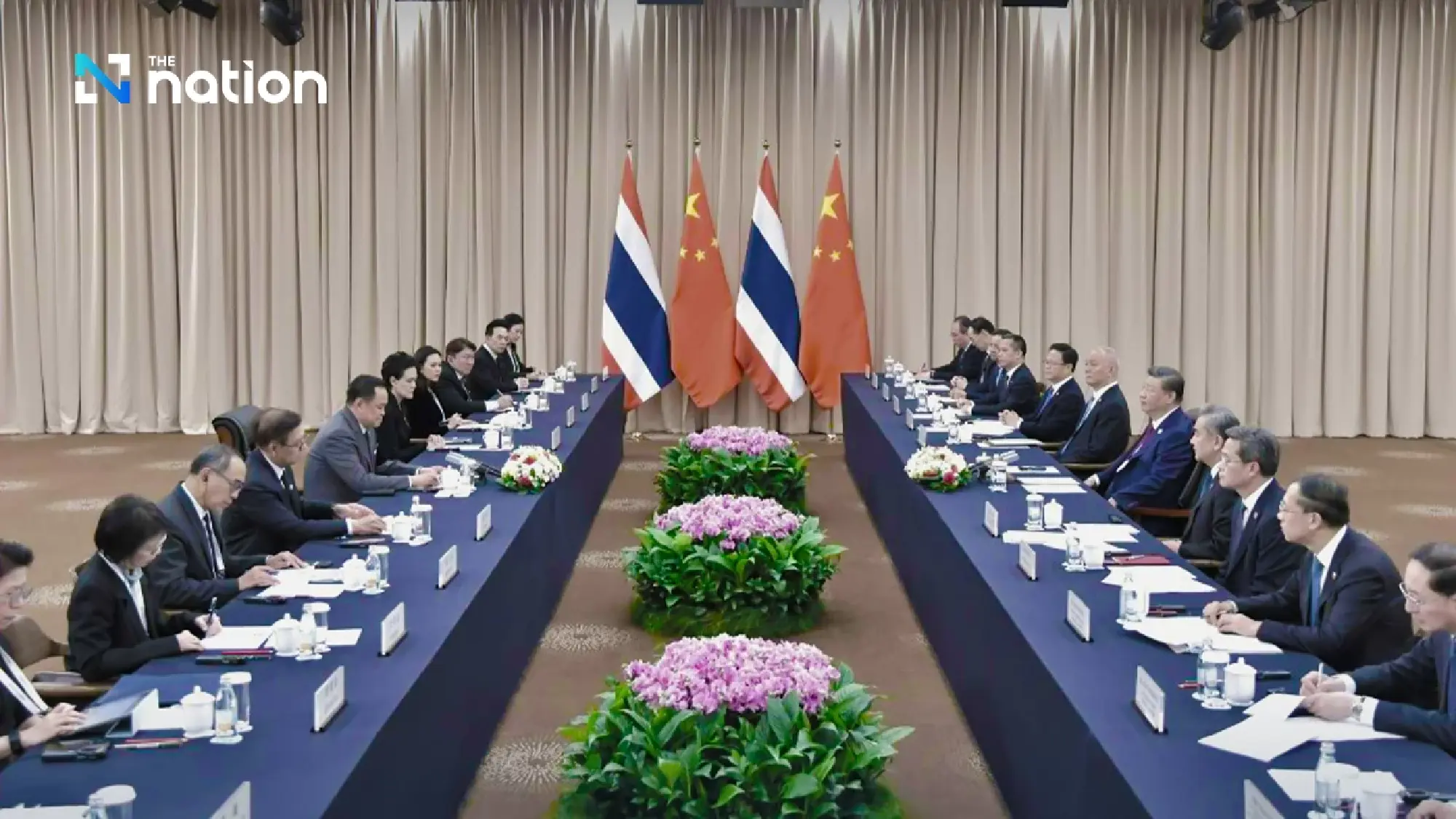 Anutin reminds Xi to buy 500,000 tonnes of Thai rice during APEC meeting