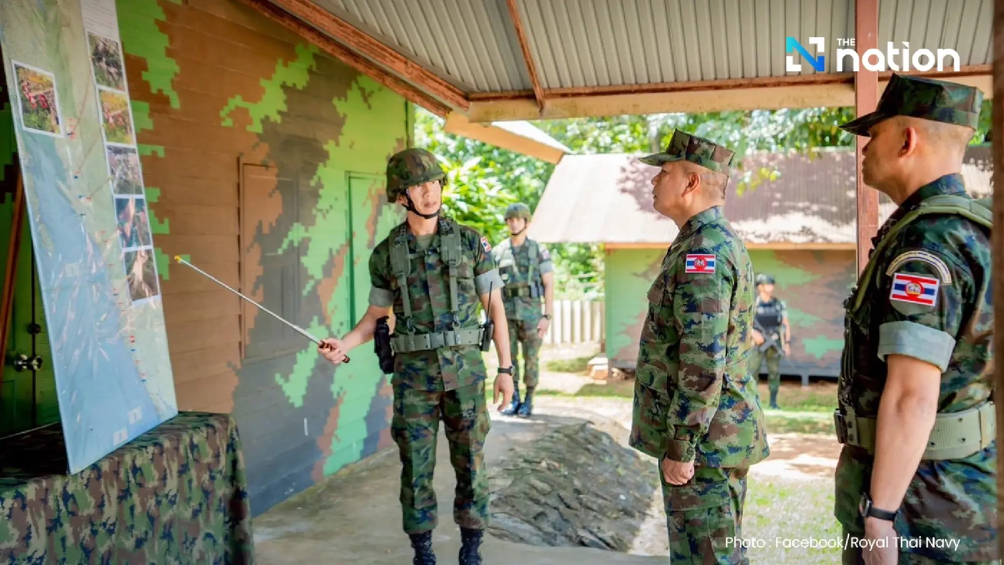 Navy chief visits Chanthaburi, Trat to prepare for border fence construction