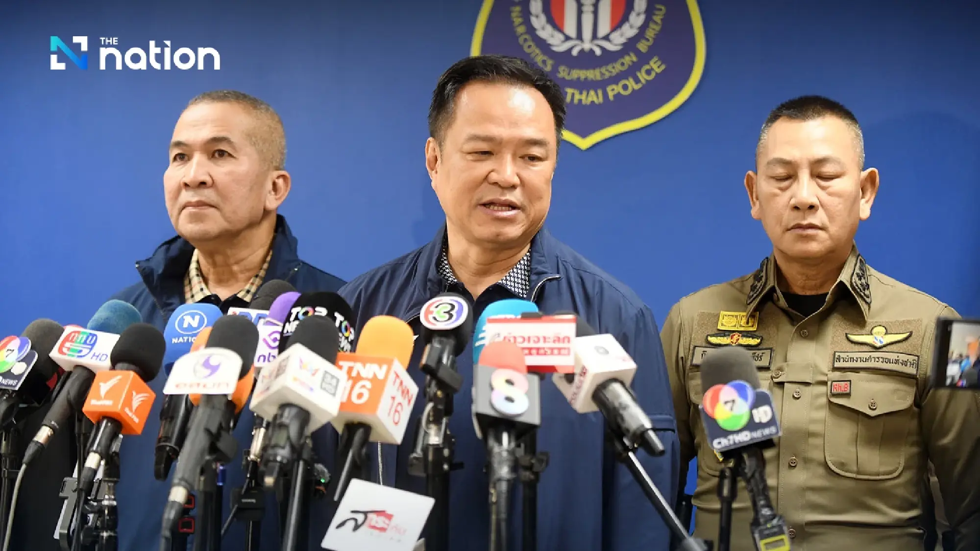 PM Anutin vows to eradicate drugs as police report major crackdown results
