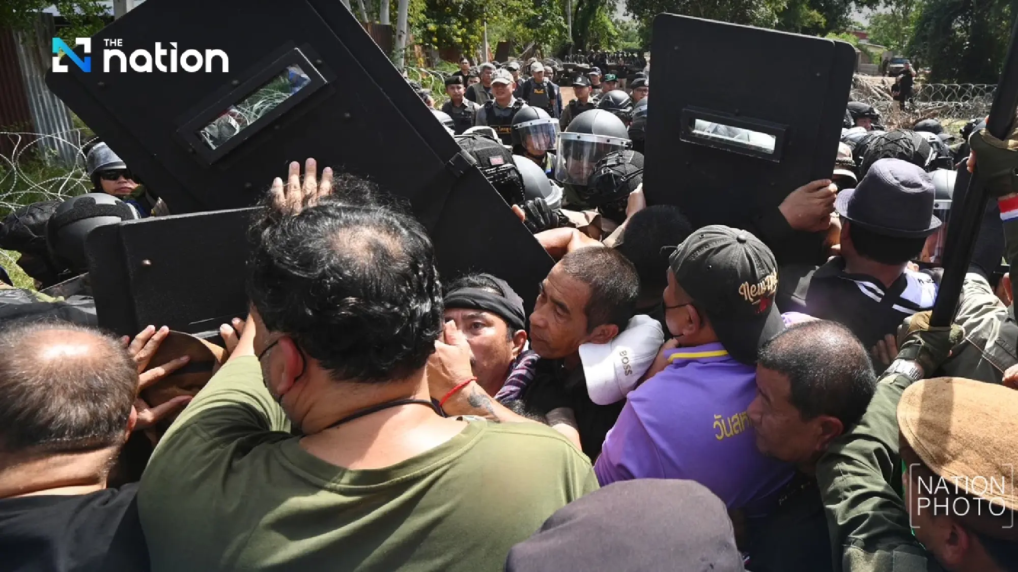 Thai activist leads locals into Ban Nong Chan border zone amid tension