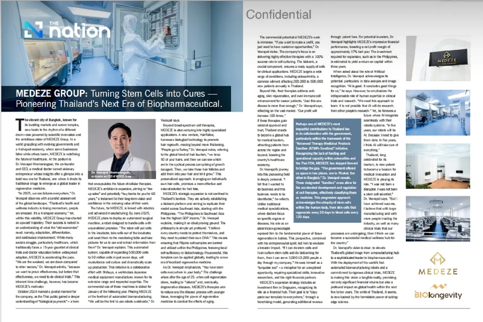 Thai Biotech Firm MEDEZE Revolutionises Hair Loss Treatment with Biological Technology