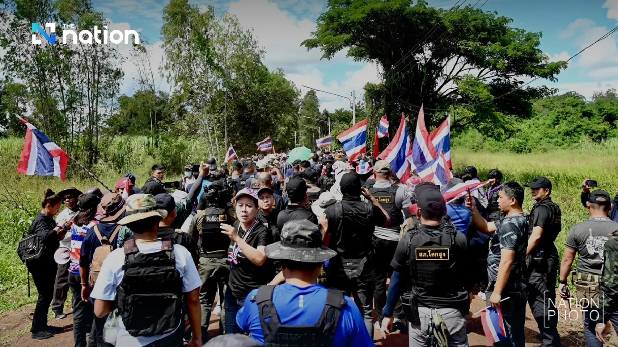 Thai activist leads locals into Ban Nong Chan border zone amid tension