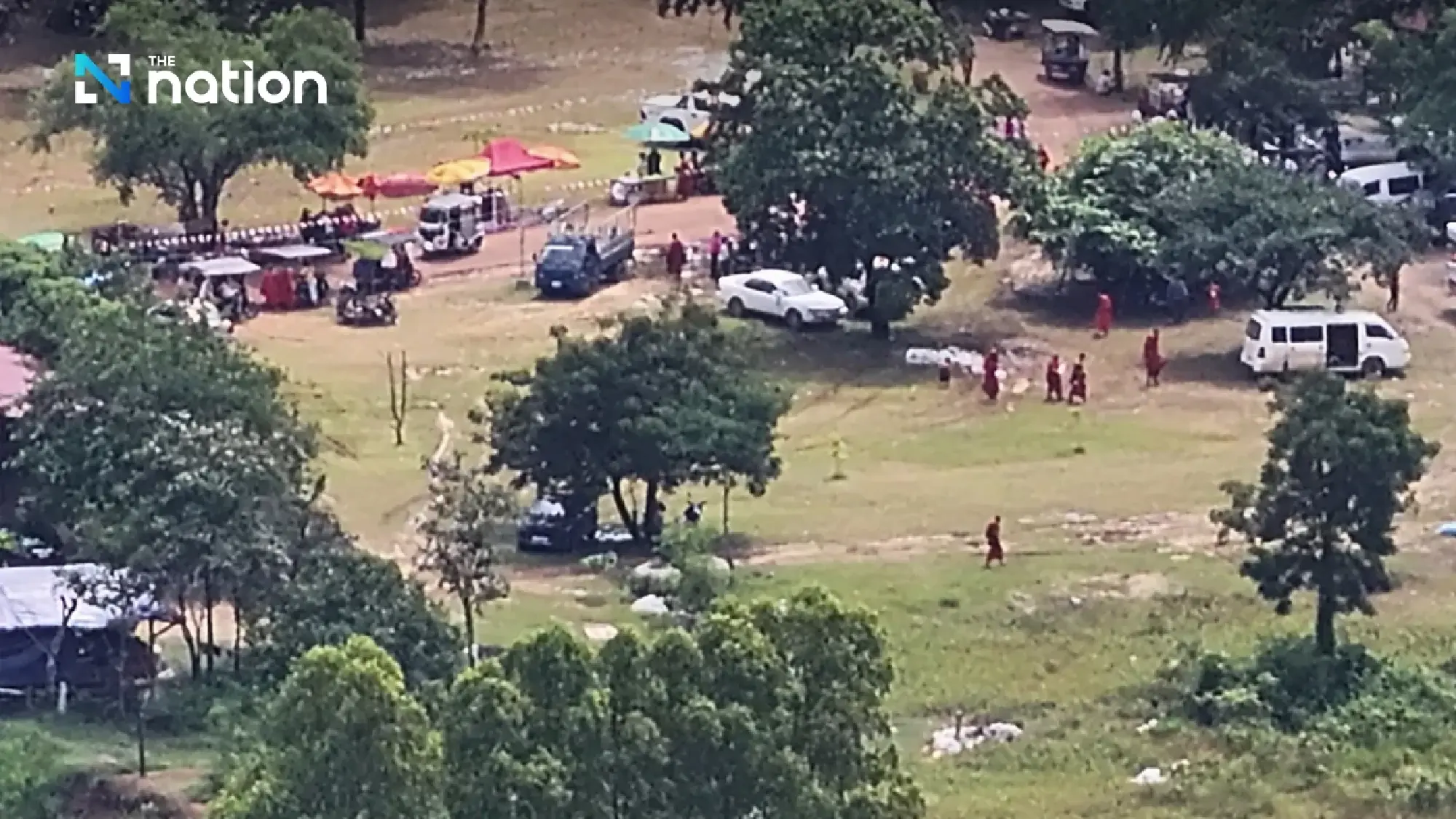 Thai Air Force Chief warns of readiness as Cambodian troops and civilians gather along Prey Chan border