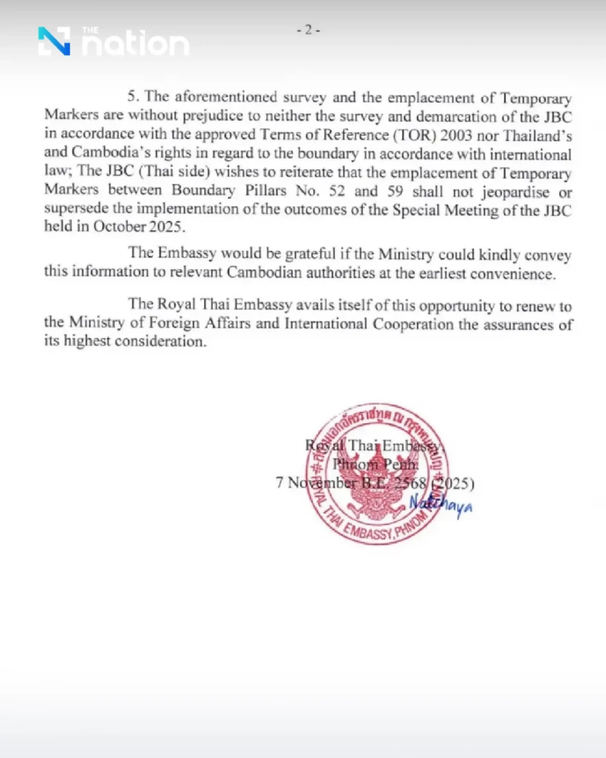 Thailand, Cambodia agree to build border fence in Chanthaburi–Trat sector