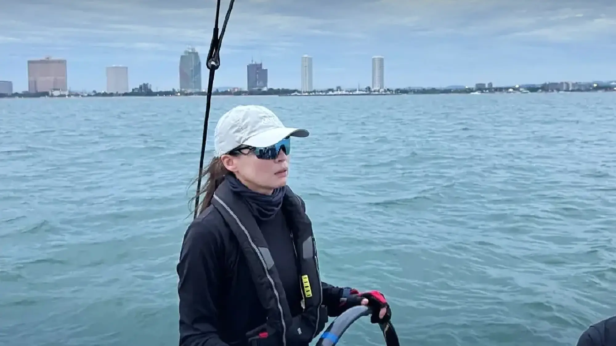 Queen Suthida trains with Thai sailing team ahead of SEA Games keelboat debut