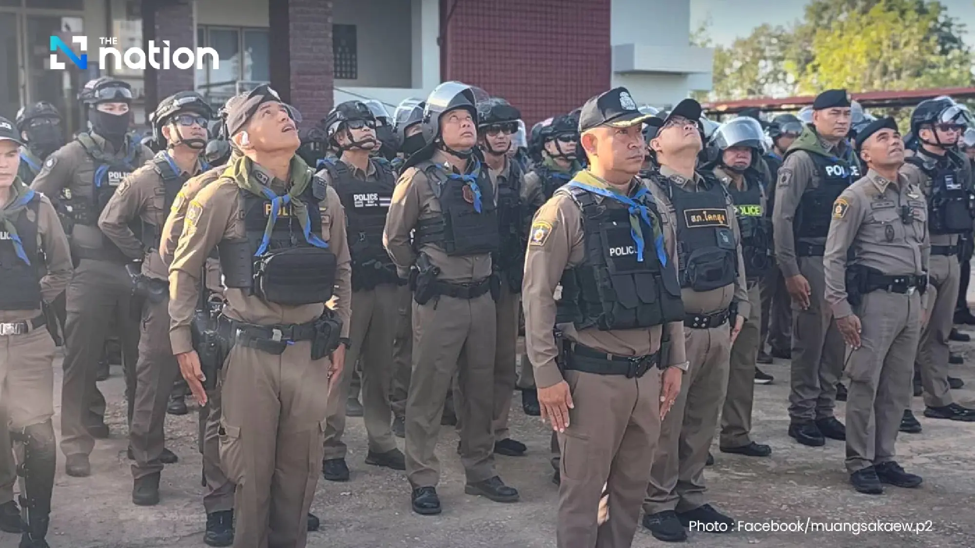 Sa Kaeo police ready 200 officers to help army guard two border villages