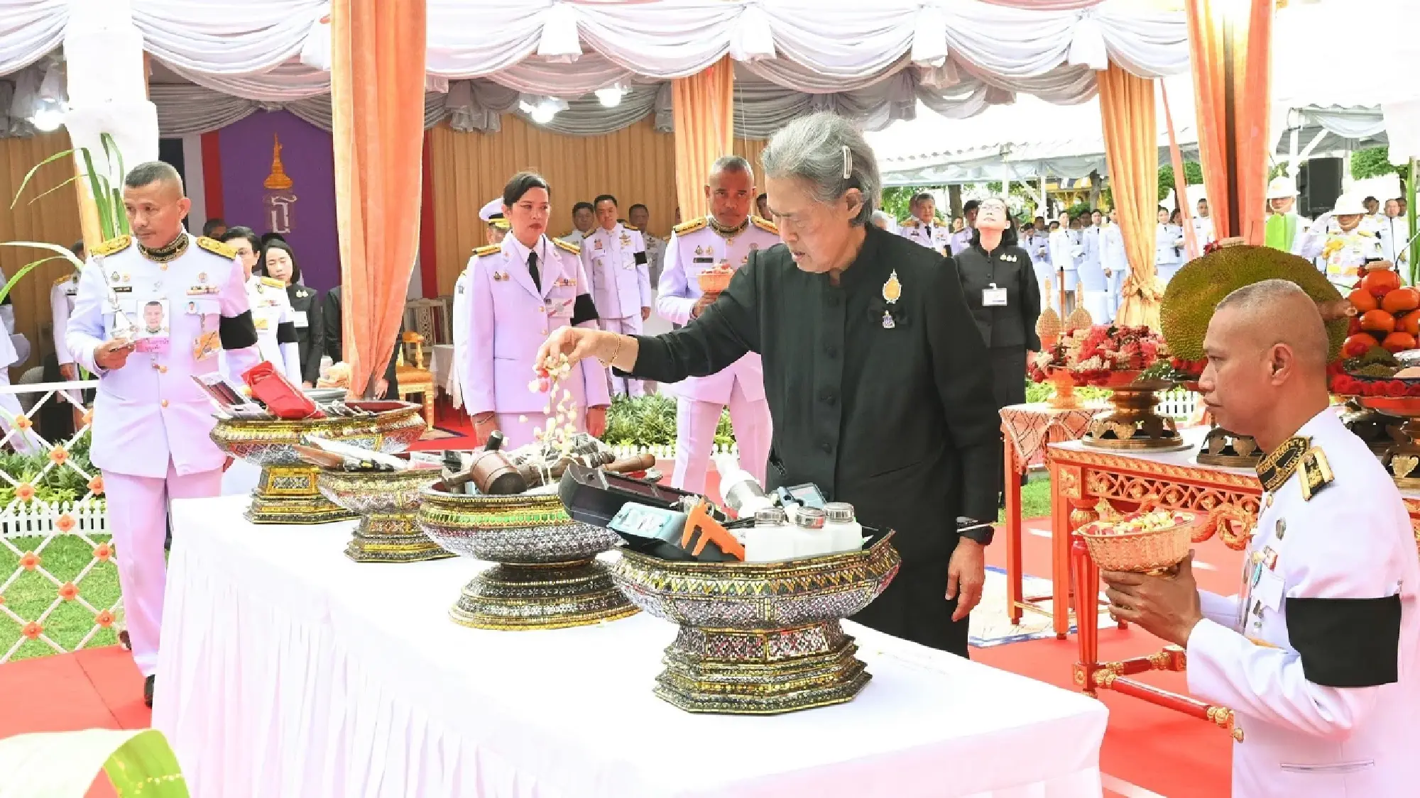 Princess Sirindhorn leads royal chariot restoration for Queen Sirikit’s funeral