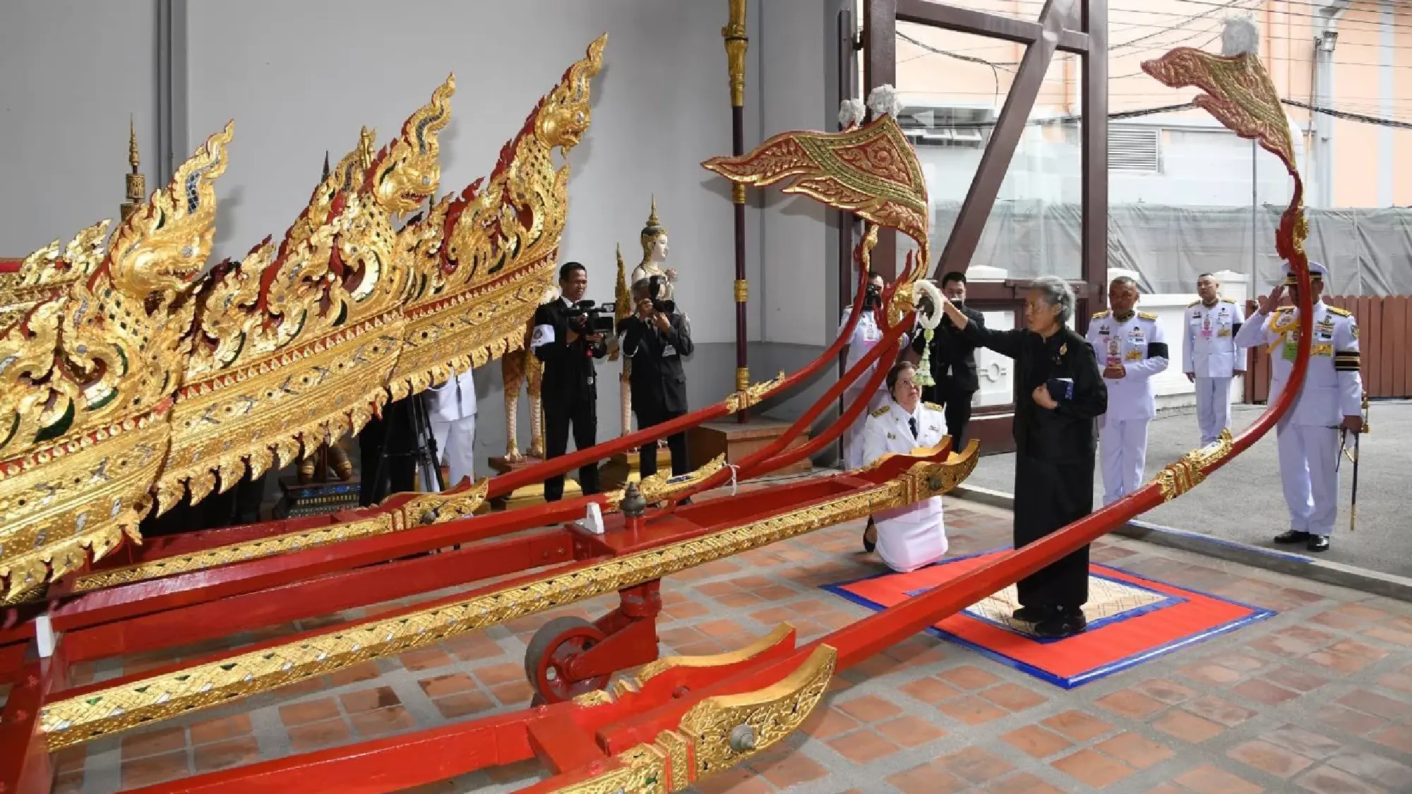 Princess Sirindhorn leads royal chariot restoration for Queen Sirikit’s funeral