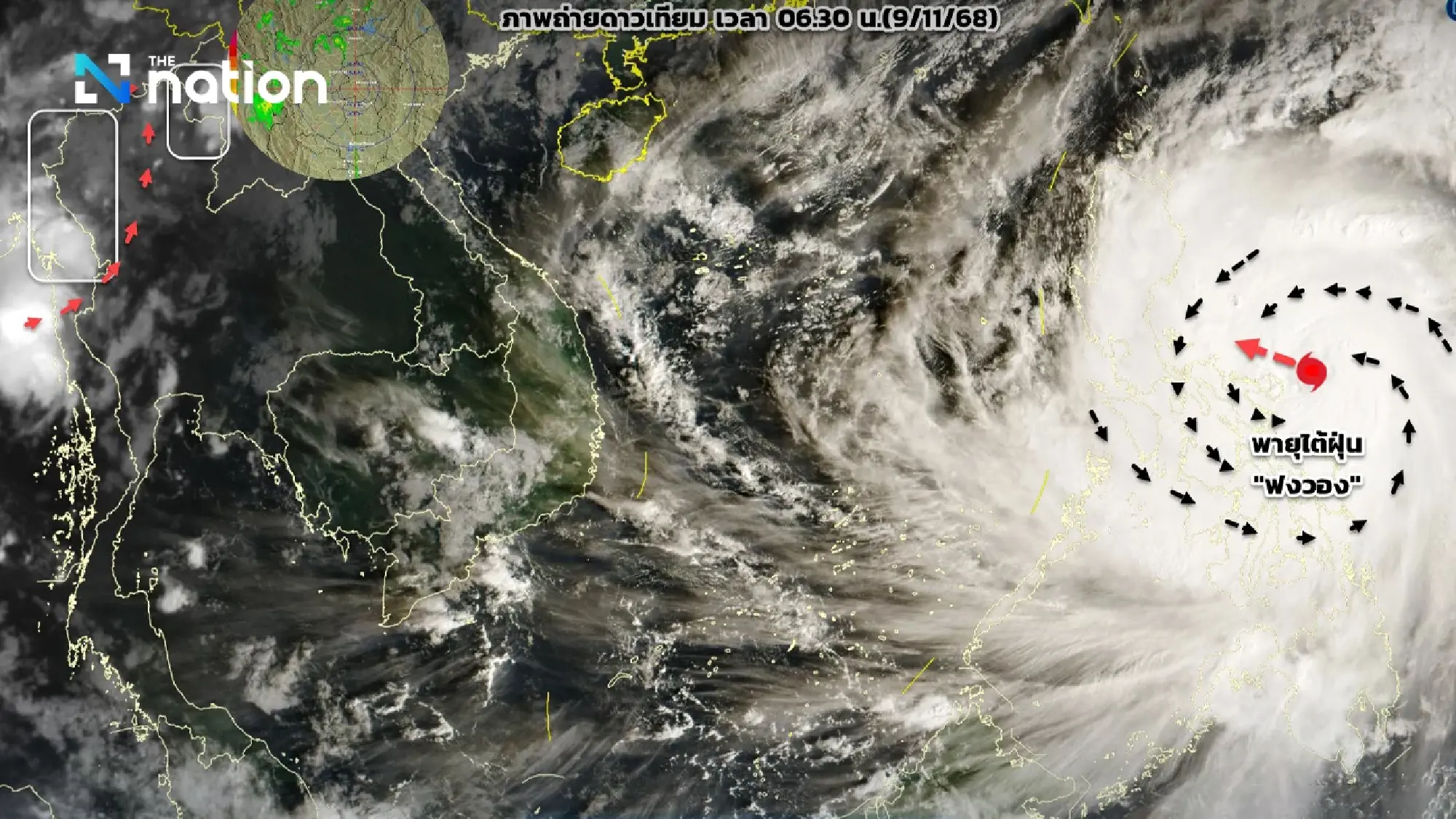 New typhoon Fung-Wong to hit the Philippines, but Thailand unaffected