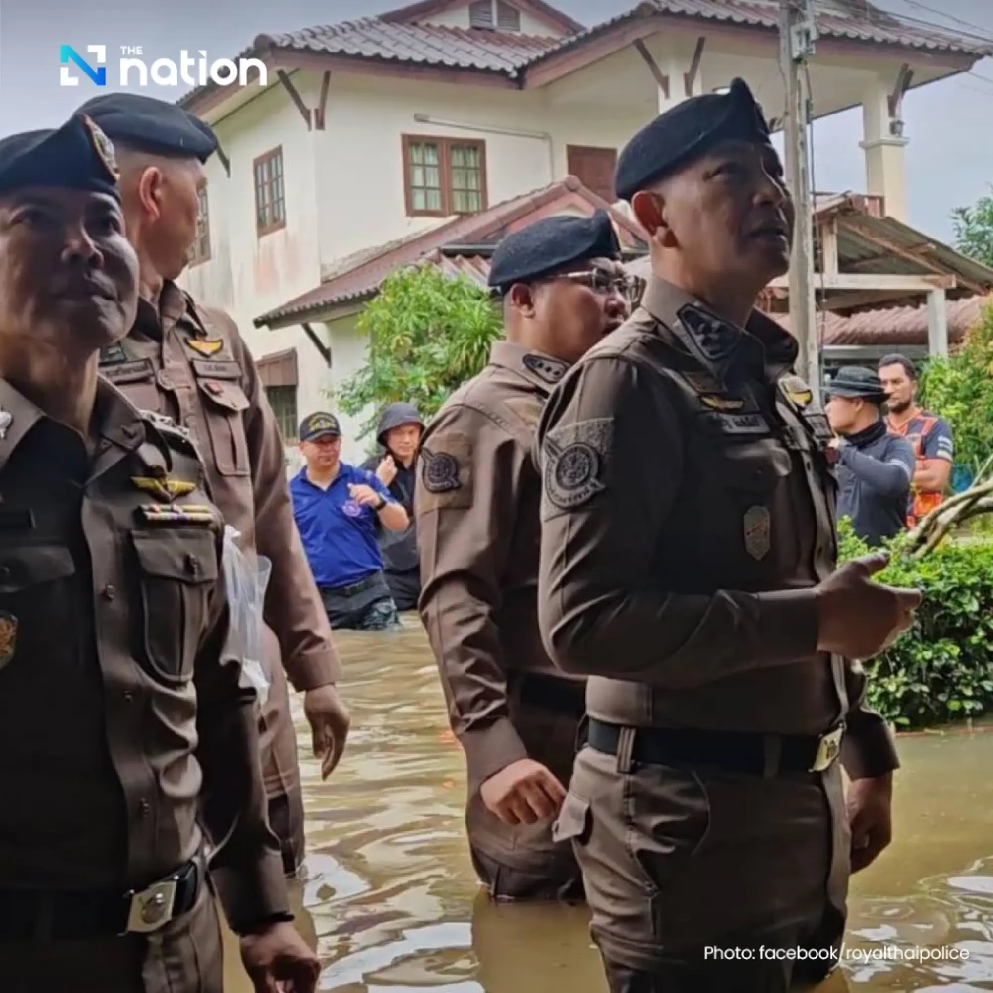 Police Chief orders identity verification center in Hat Yai for flood victims