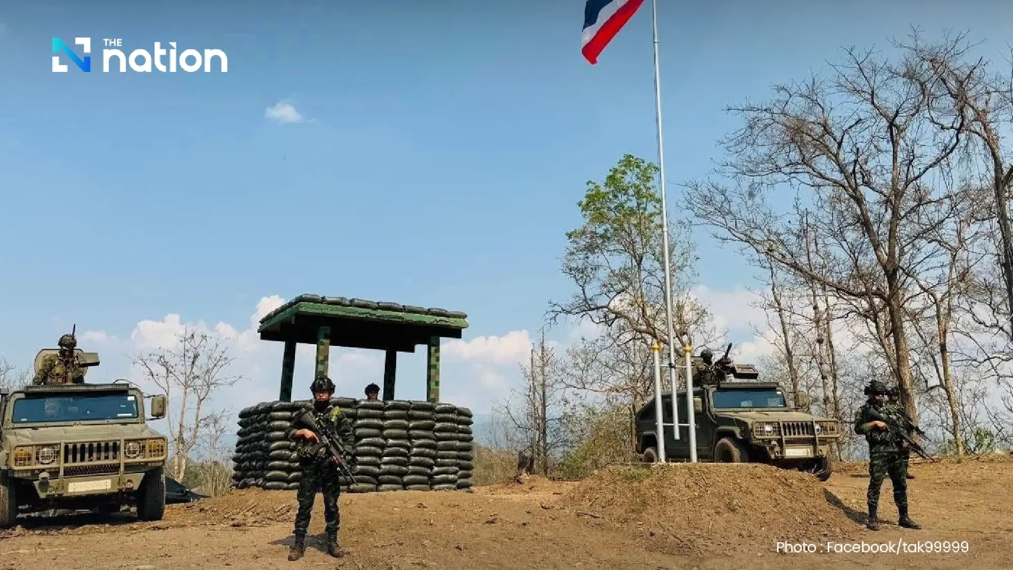 Thai Army closely monitors Thai-Myanmar border as over 1,500 people flee from KK Park zone