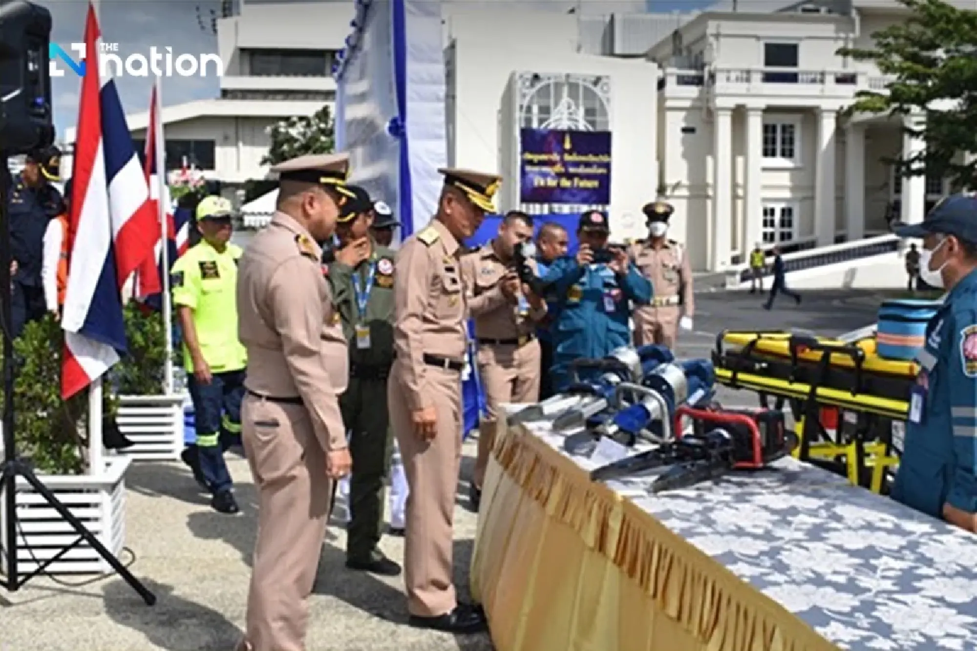 Royal Thai Navy boosts river patrols and launches water rescue centres for Loy Krathong night