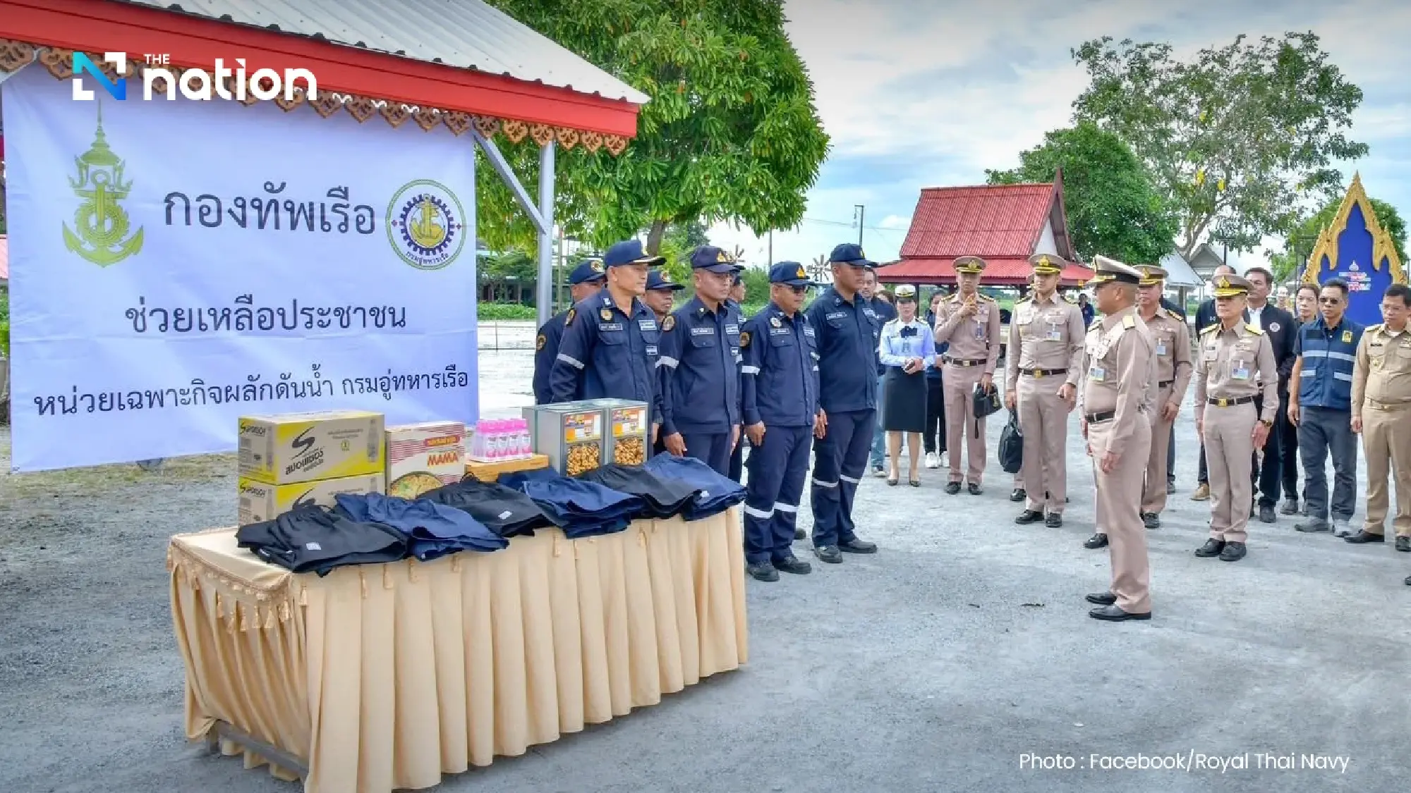 Thai navy chief orders emergency installation of water-propulsion boats in critical flood zones