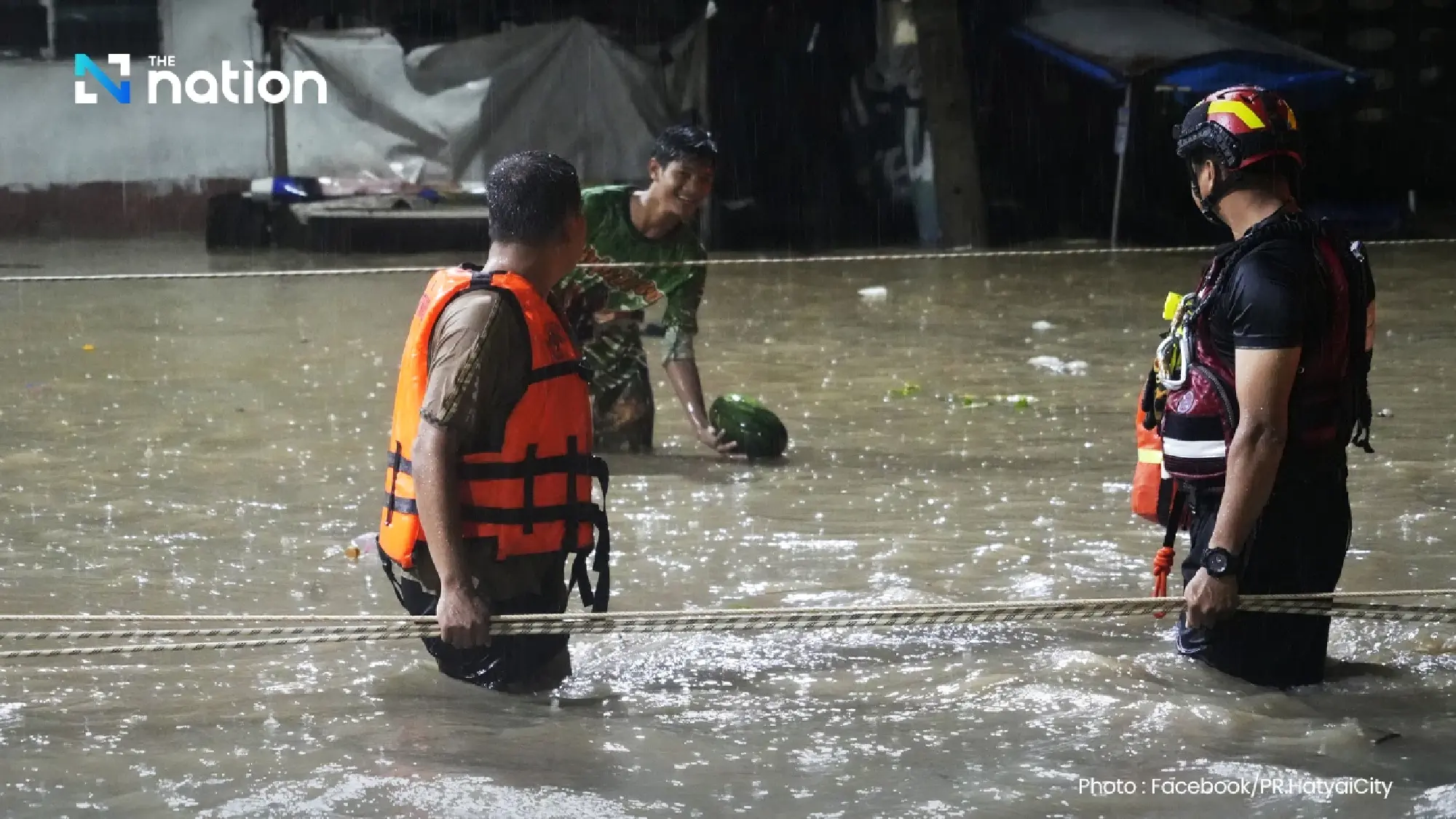 Hat Yai hit by severe overnight flooding; PM says South has response plans and pledges support