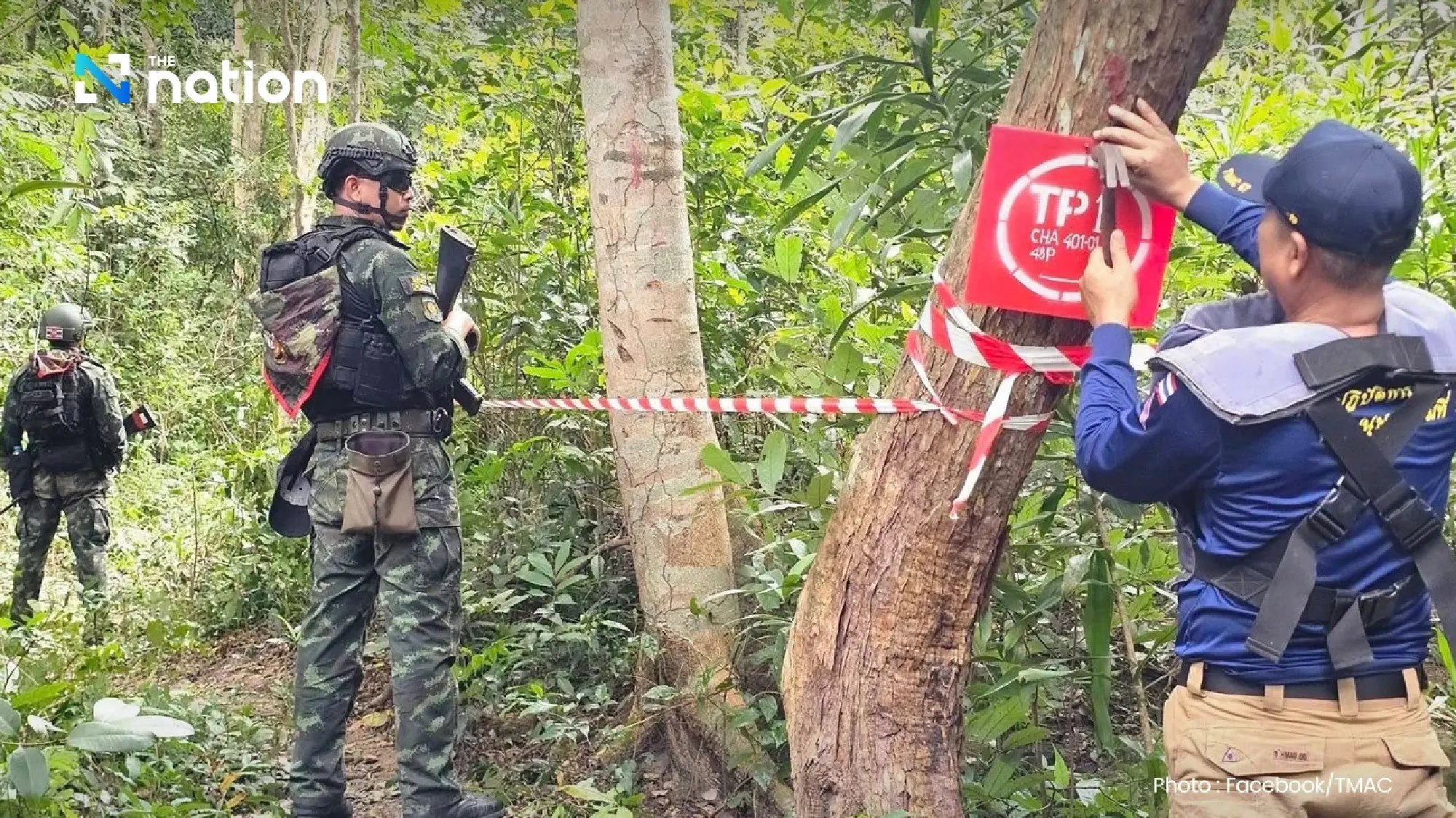 Bomb disposal unit clears 7 landmines in Ban Nong Chan, Sa Kaeo over 2 days