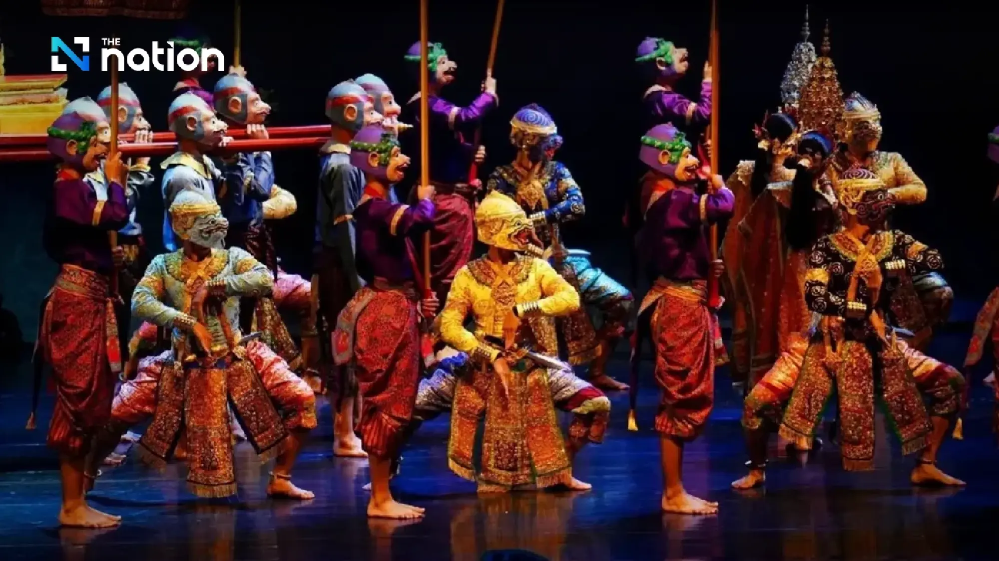 Their Majesties attend premiere of Khon performance Ramakien: Sathyapalee at Thailand Cultural Centre