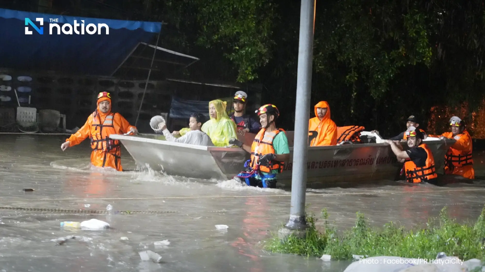 Hat Yai hit by severe overnight flooding; PM says South has response plans and pledges support