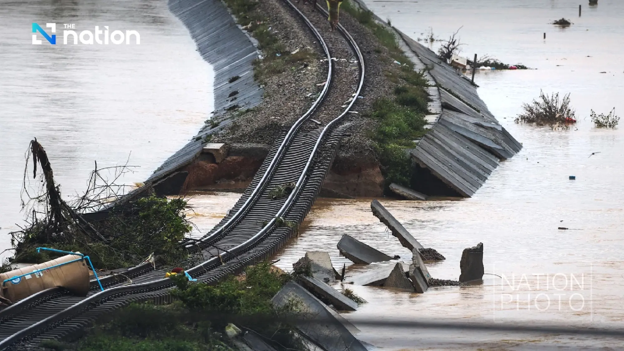 Flash floods damage southern railway, SRT suspends services temporarily