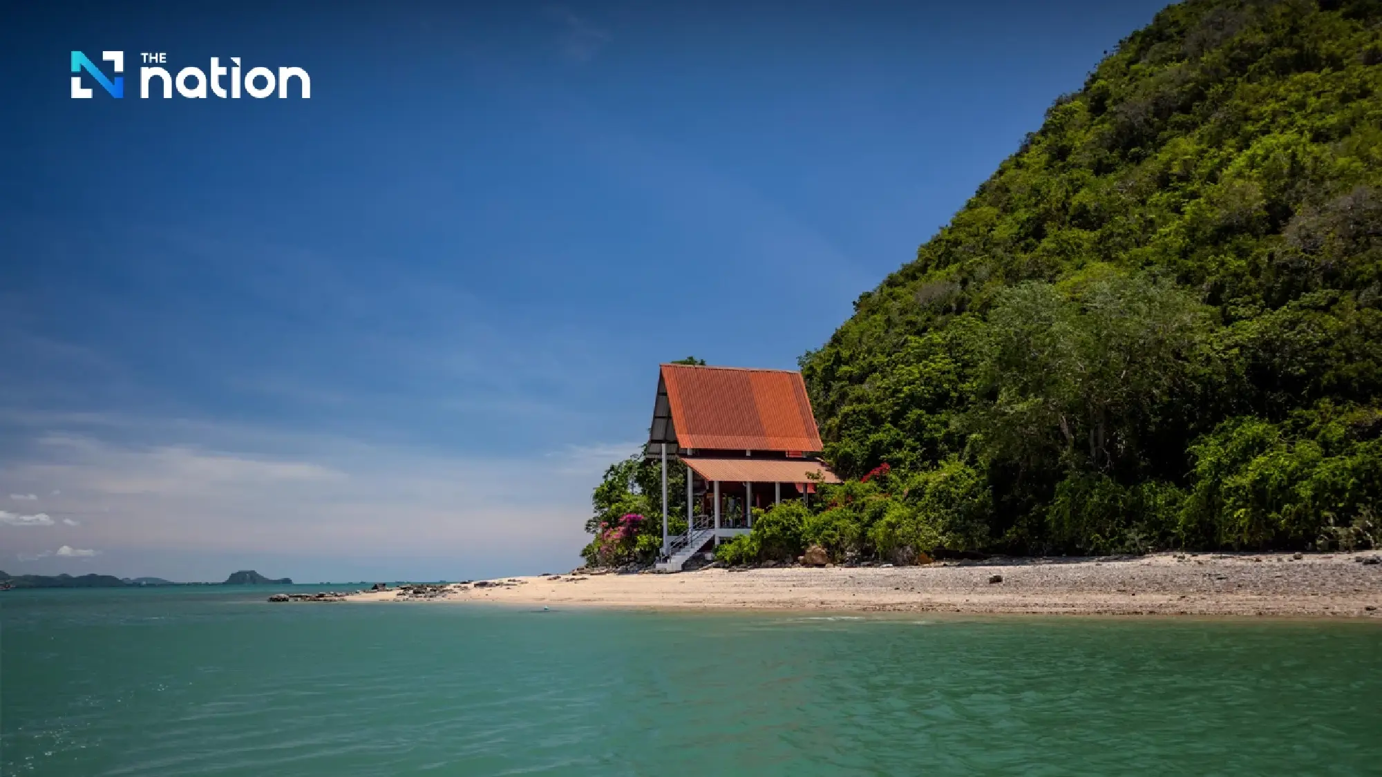Thai shrine where bras are offered as tributes to fulfilled wishes
