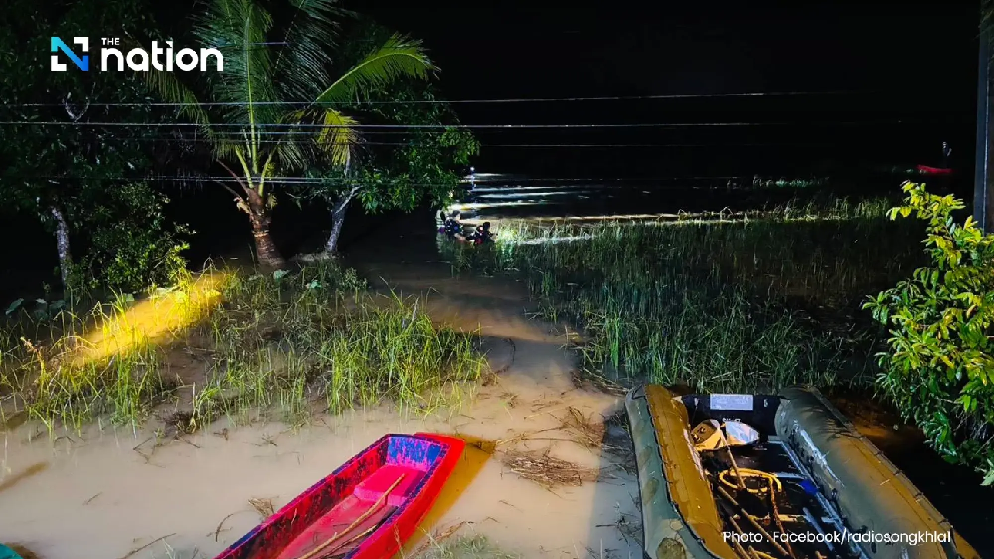 DDPM issues flood alerts for Narathiwat and Songkhla as heavy rain batters the South