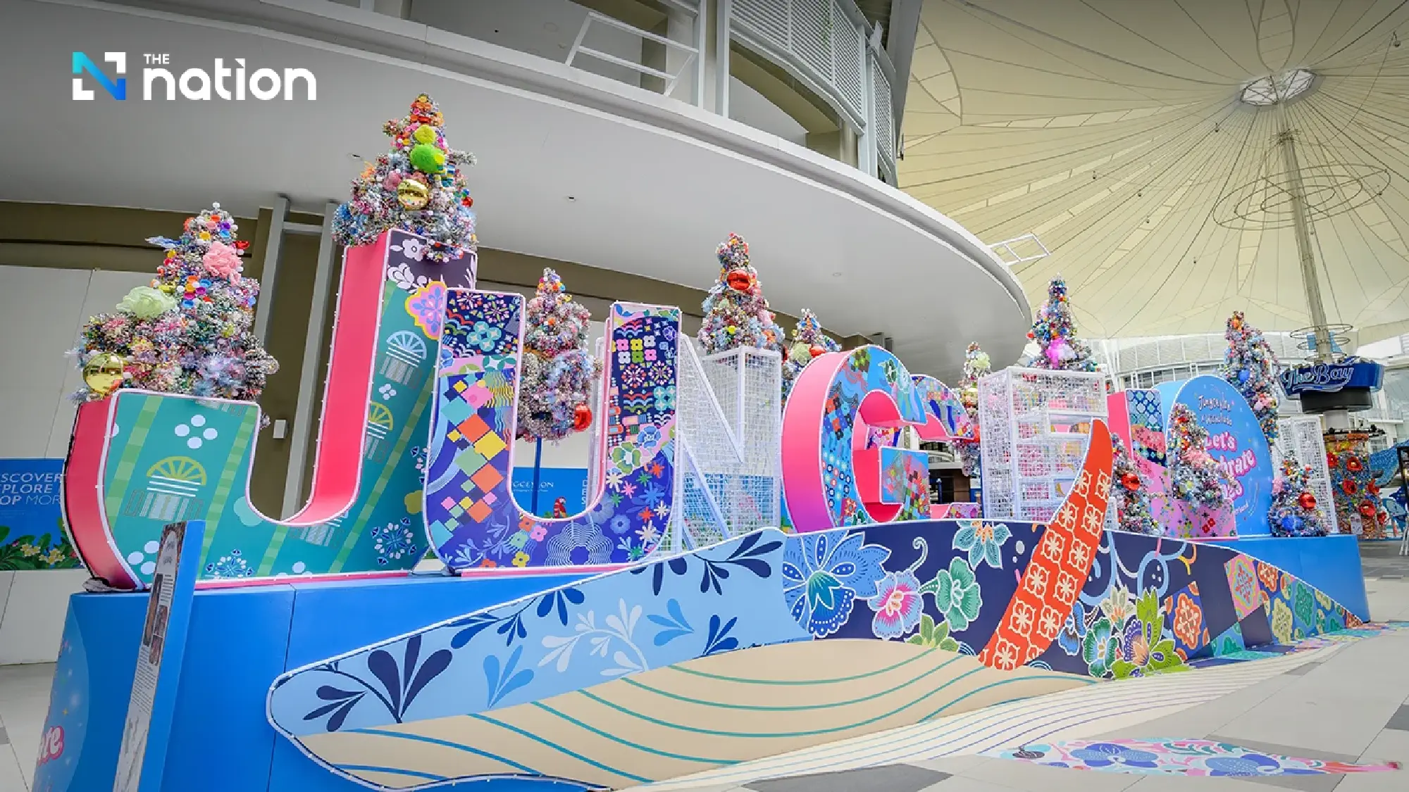 Phuket’s Jungceylon Unveils 'Eco Wonderland': Upcycled Art Installations Merge Sustainability with Festive Style