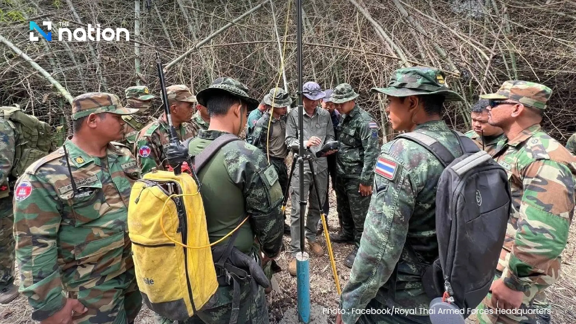Thailand and Cambodia mark temporary boundary in Pong Nam Ron, prepare for border fence