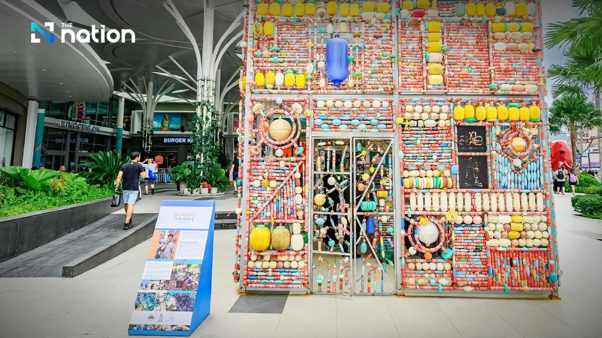 Phuket’s Jungceylon Unveils 'Eco Wonderland': Upcycled Art Installations Merge Sustainability with Festive Style