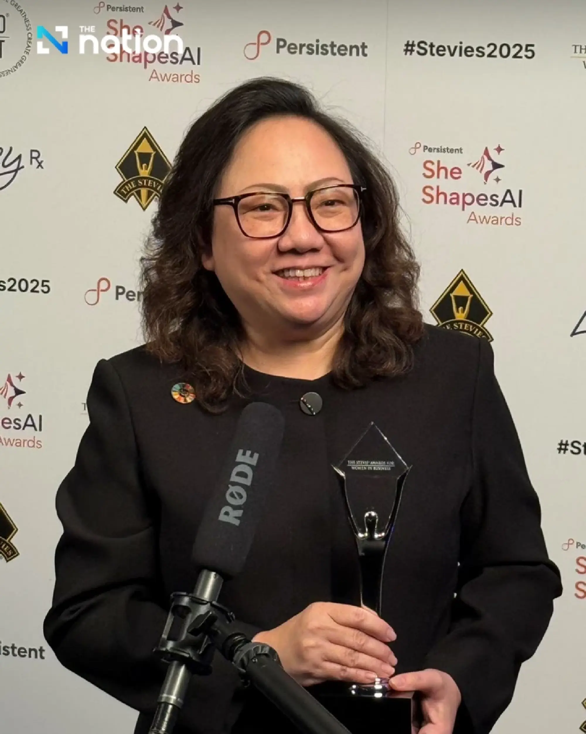 AIS wins the prestigious global Female Thought Leader of the Year award at The Stevie Awards 2025