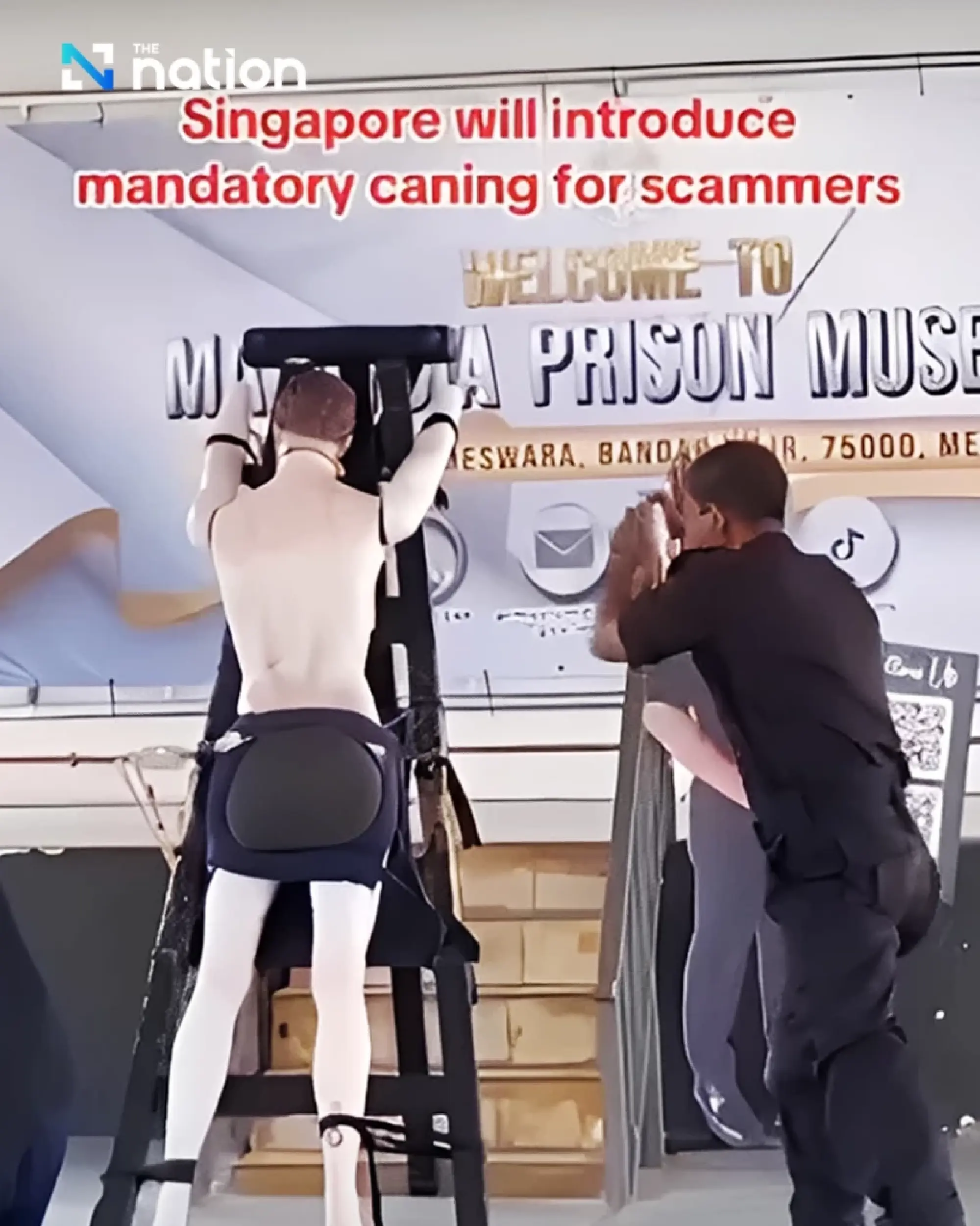 Singapore introduces mandatory caning for scammers after passing law amendment