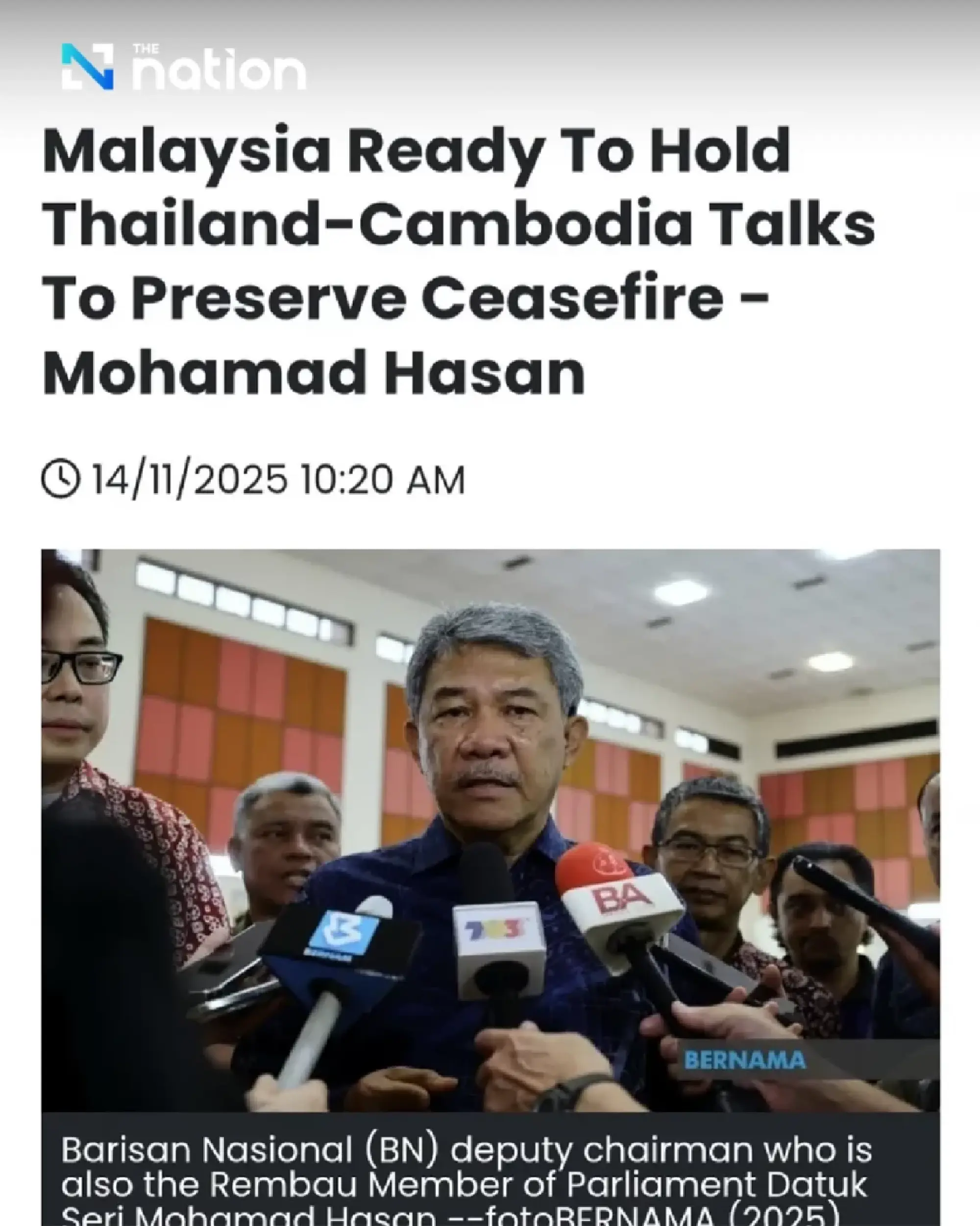 Army says AOT report confirms newly laid landmines; Malaysian media corrects earlier report