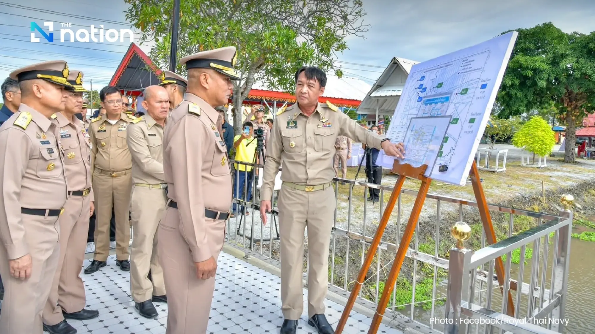 Thai navy chief orders emergency installation of water-propulsion boats in critical flood zones