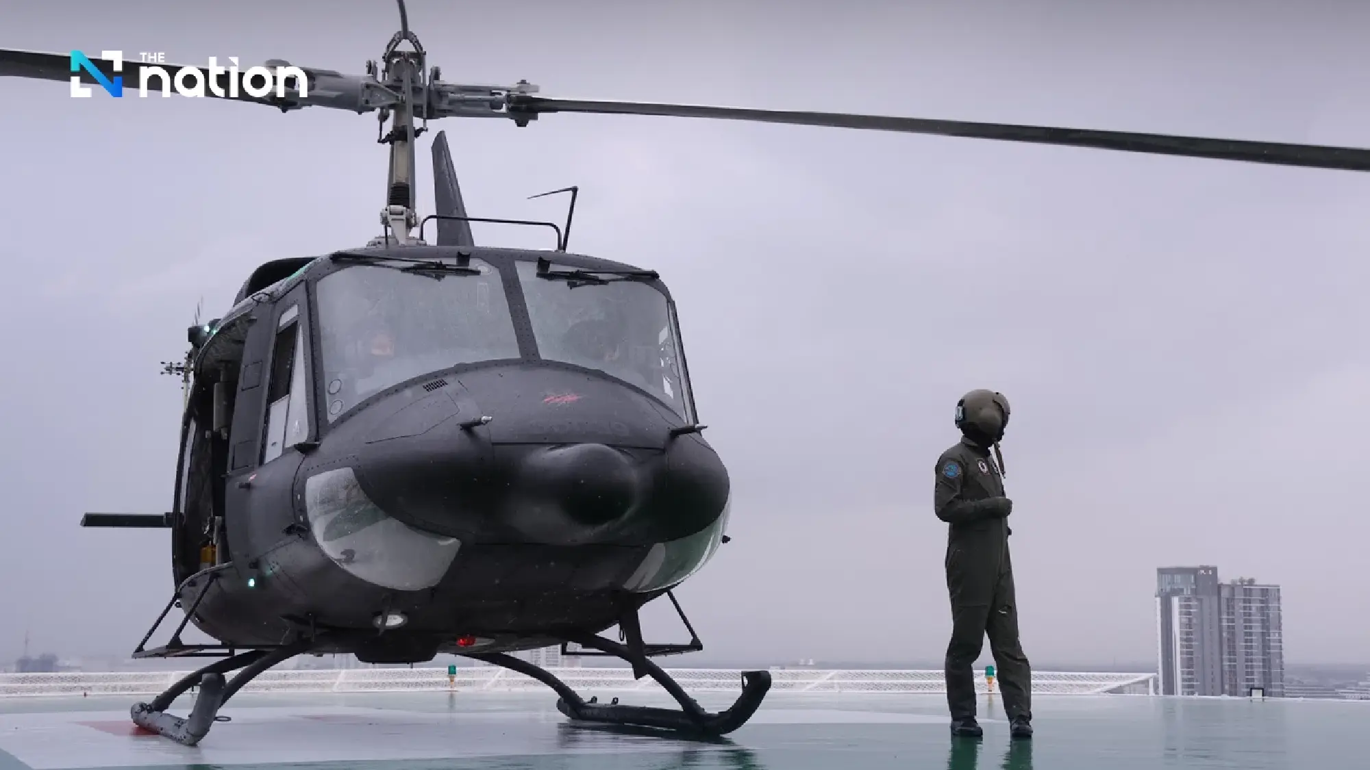 Critical patient airlifted from Hat Yai to Songkhla hospital by Royal Thai Army