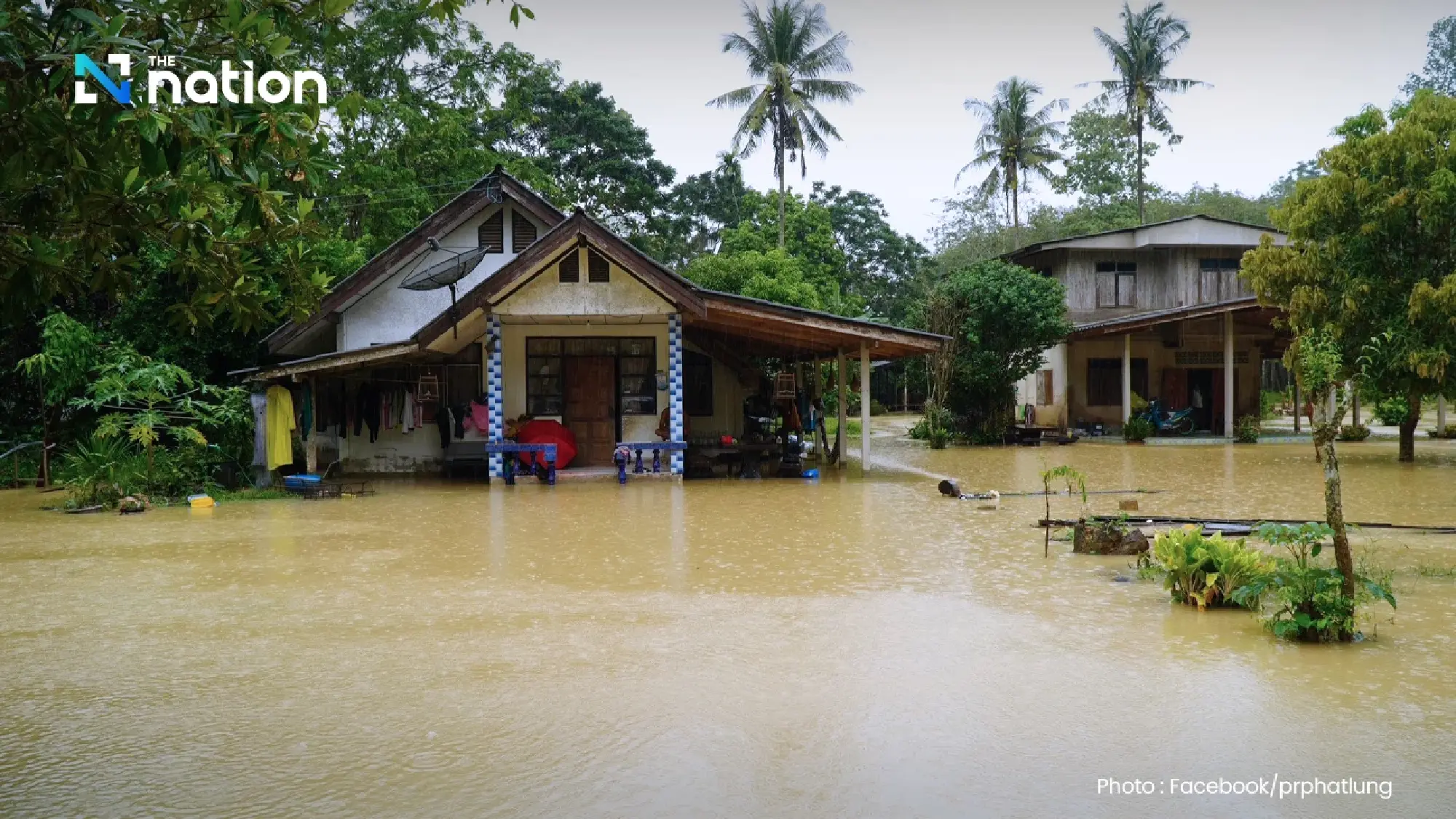 Heavy floods hit Phatthalung as 10 districts inundated, affecting 12,753 households