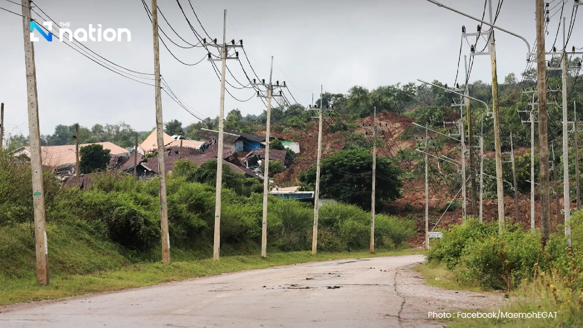 Massive landslide at Mae Moh mine causes over 100 million baht in damage