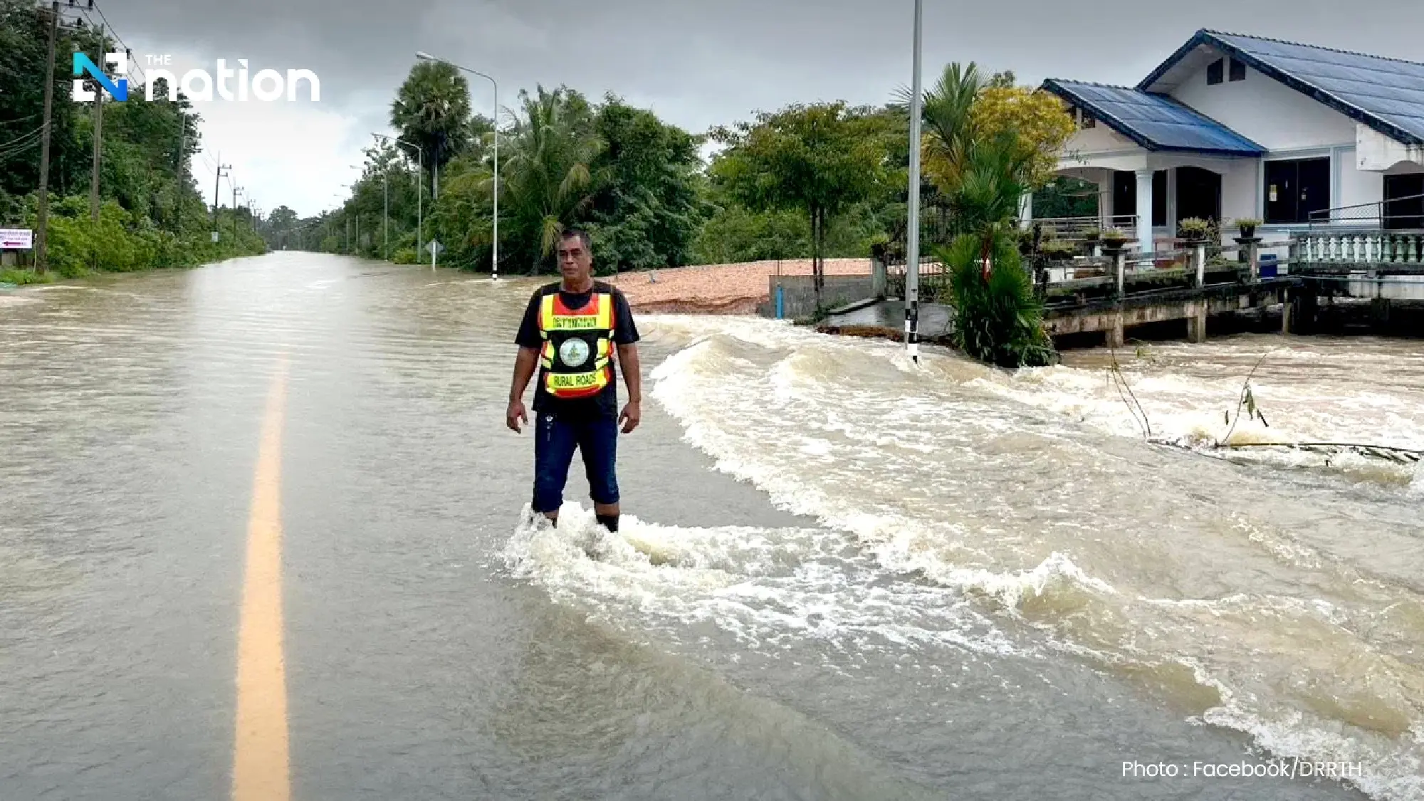 Severe Flooding Forces Closure of 14 Major Rural Routes Across Southern Thailand