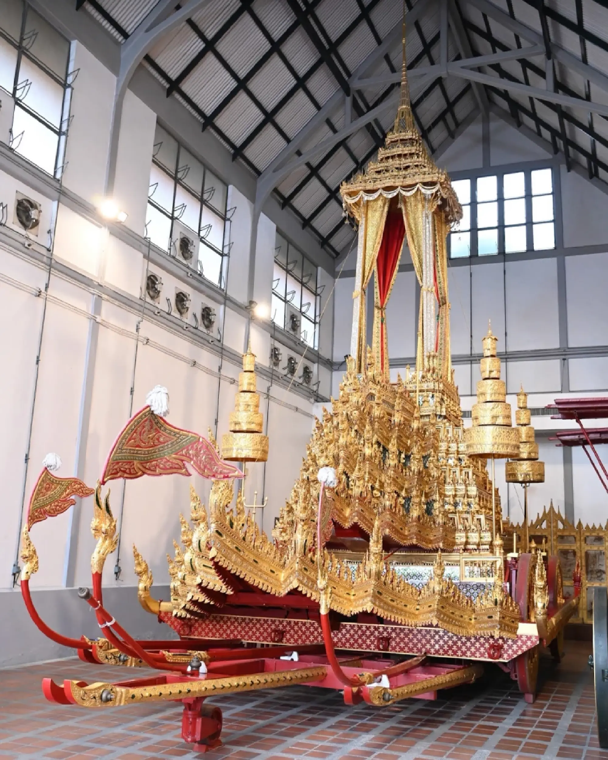 Princess Sirindhorn leads royal chariot restoration for Queen Sirikit’s funeral