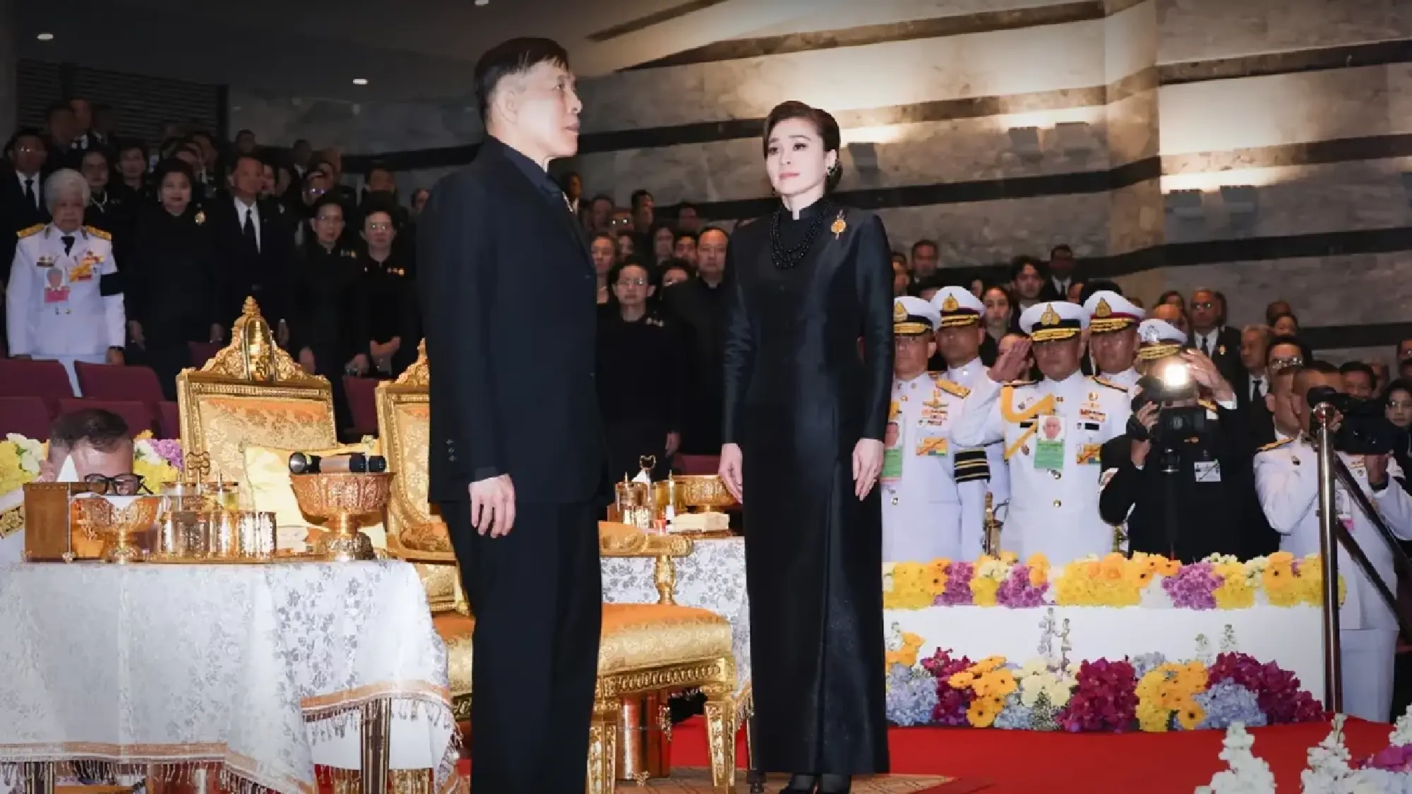 Their Majesties attend premiere of Khon performance Ramakien: Sathyapalee at Thailand Cultural Centre