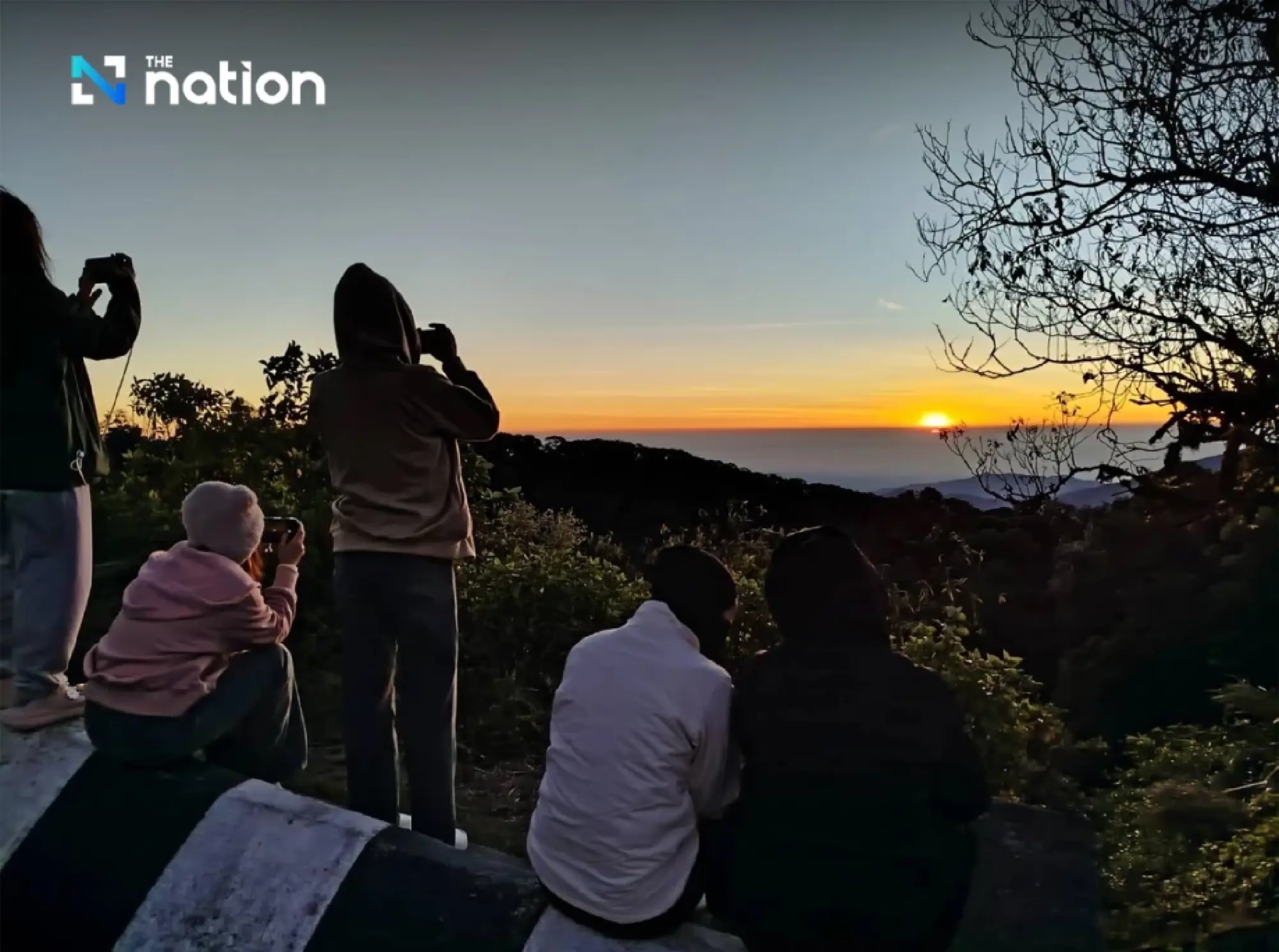 First hoar frost of 2025 appears on Doi Inthanon on Monday
