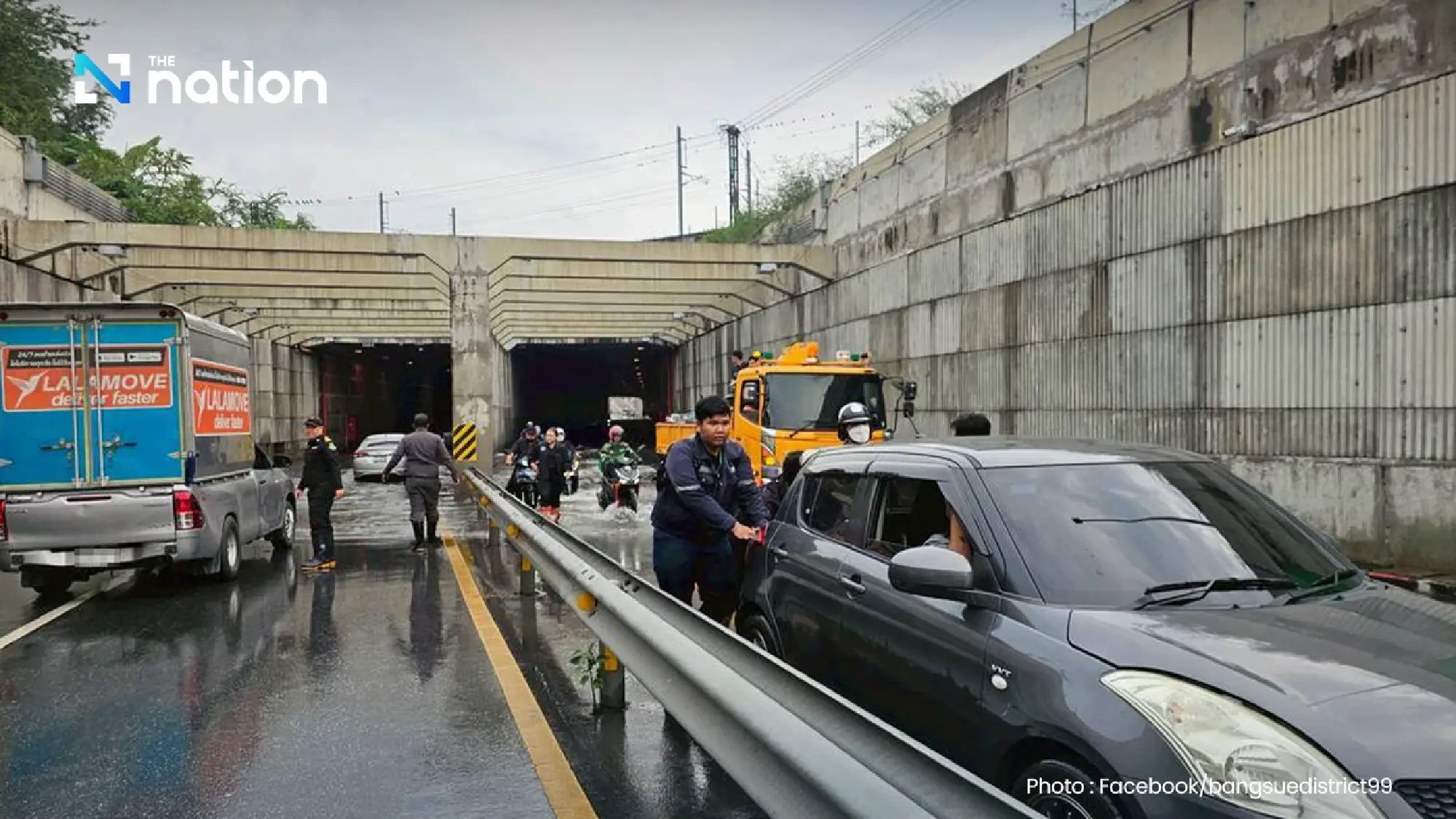 Bang Sue underpass closed after pump system fails