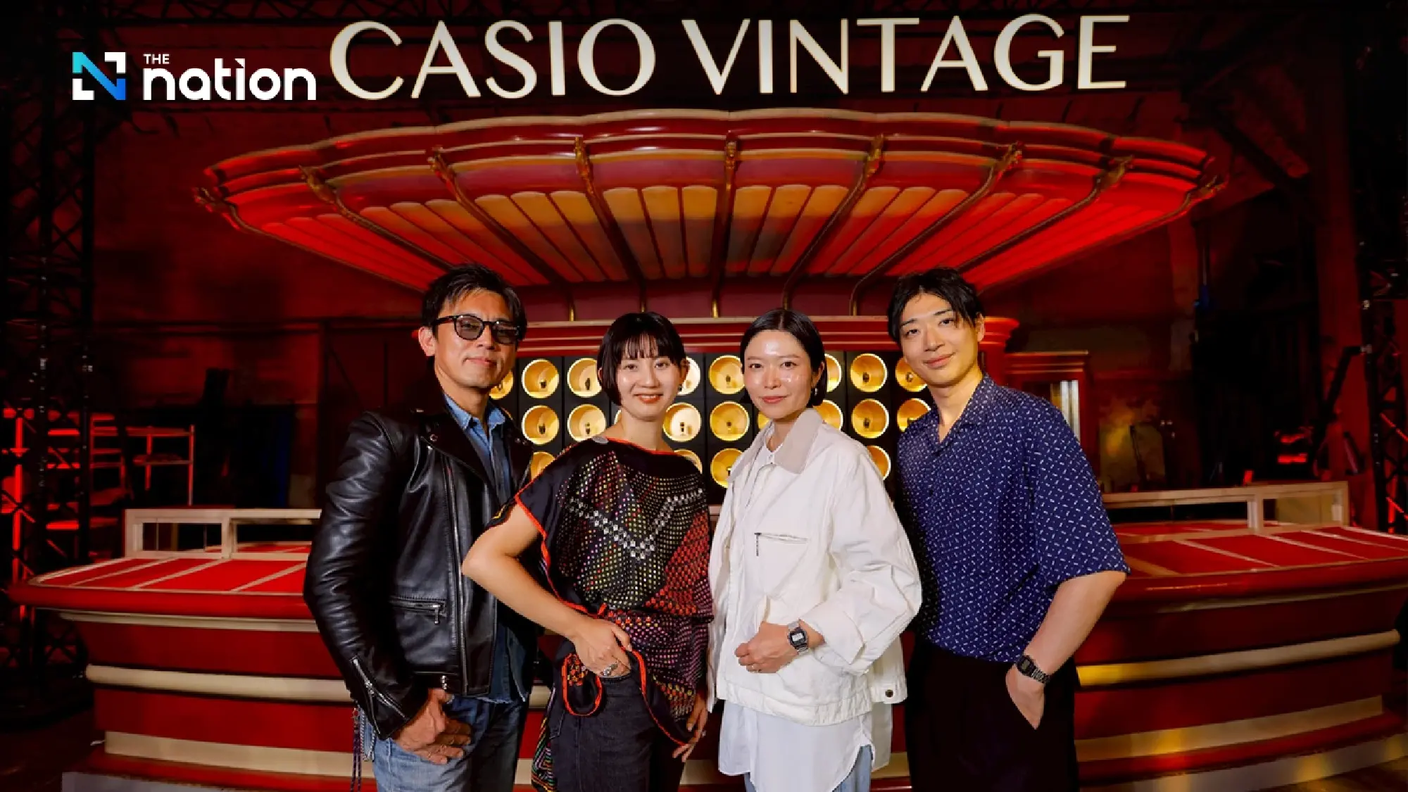 (from left) Shinji Saito, Marie Yoshizawa, Mizuki Nomura and Tomoaki Nakamura