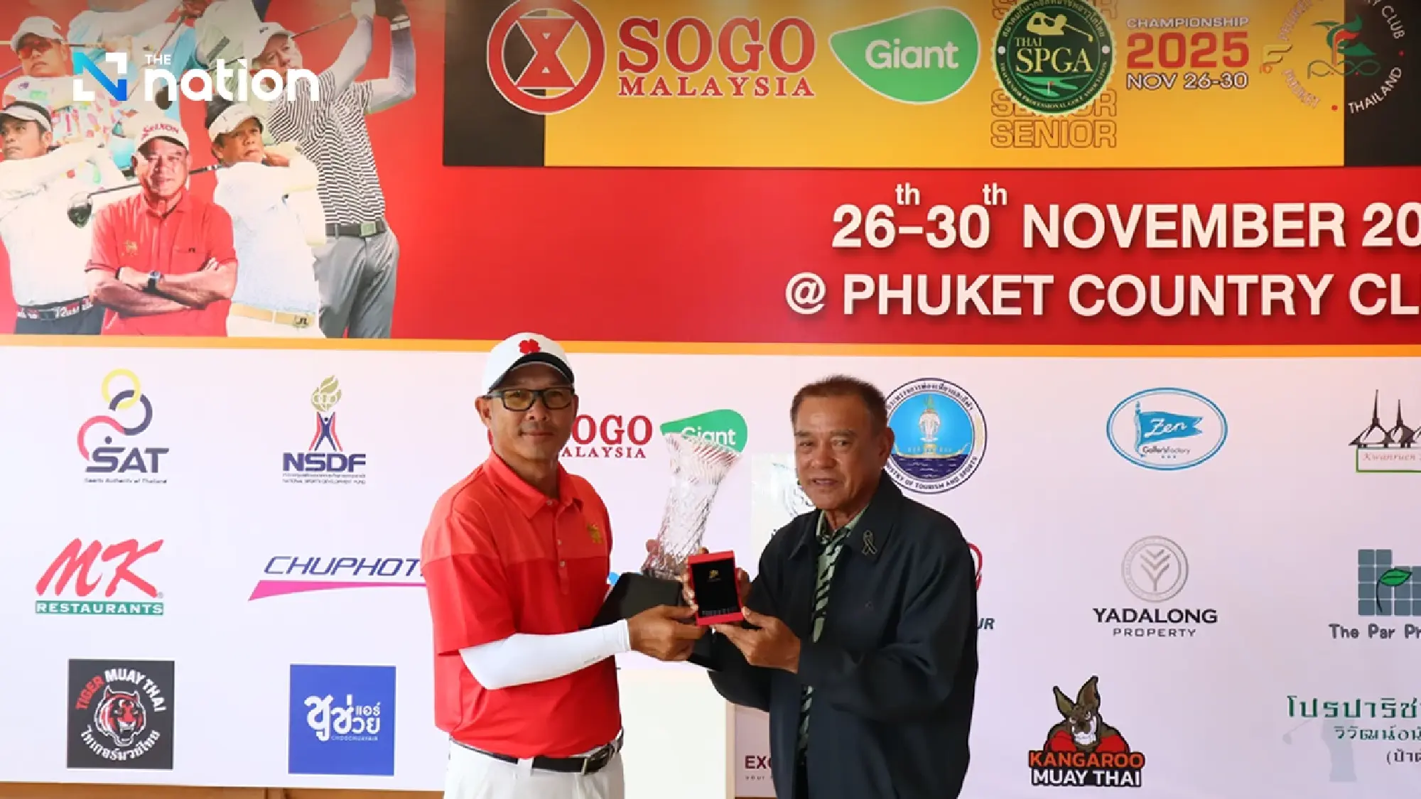 Chawlit Phalaphon claims Sogo Giant title and tops Thai Senior Tour