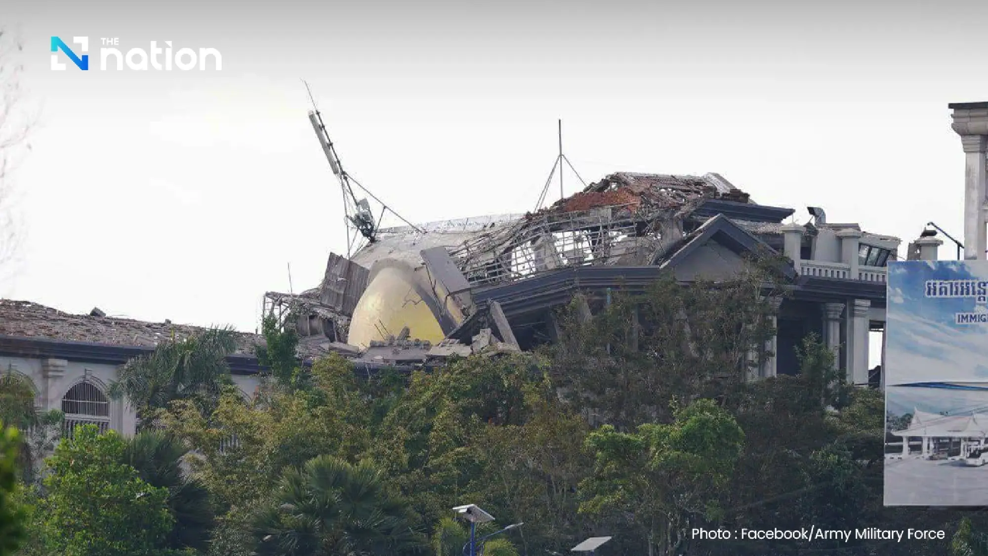 F-16s bomb “Chai Chum Nea” bridge and casino used as Cambodian military base
