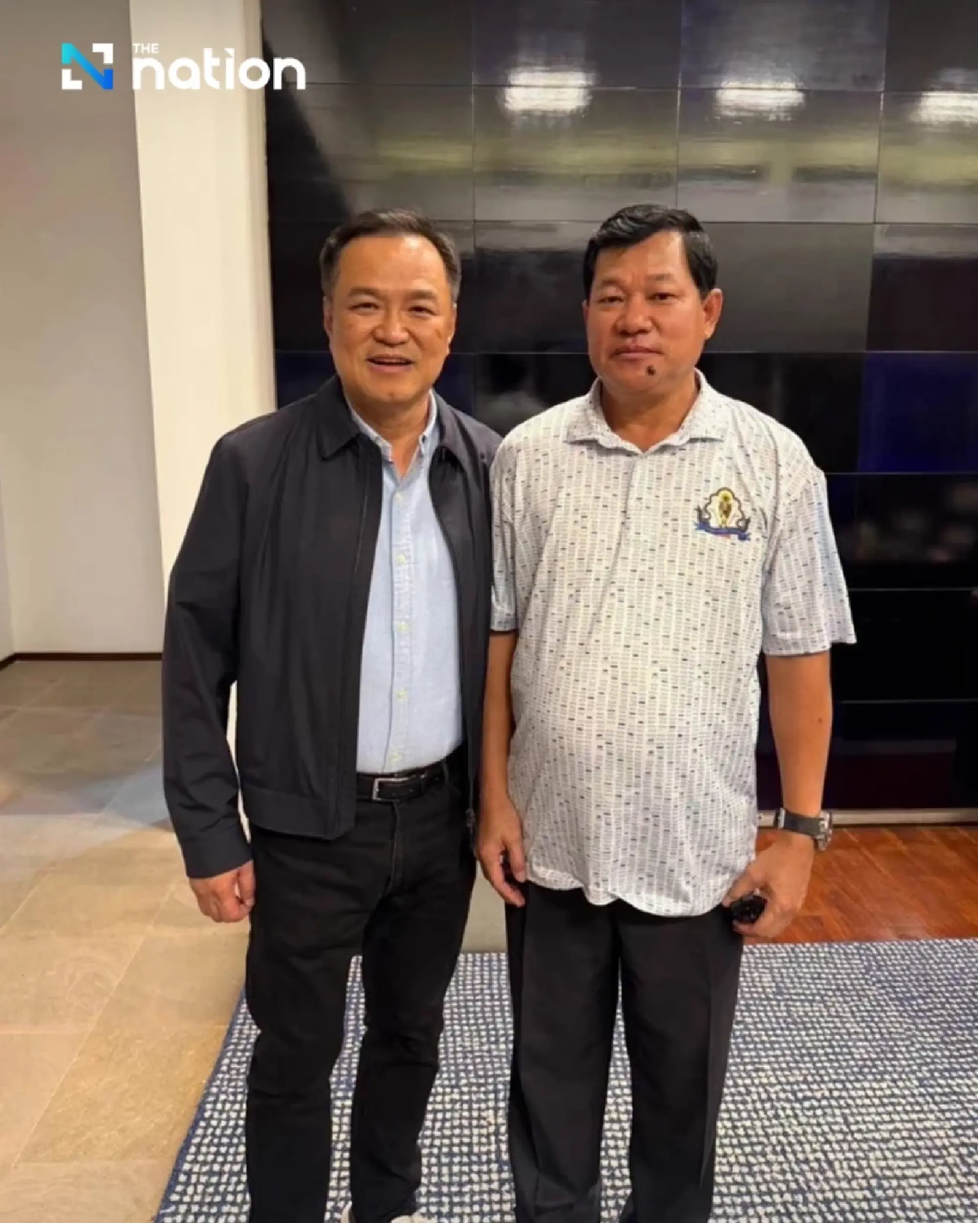 Hun Sen posts clip of Anutin dining with Pailin governor