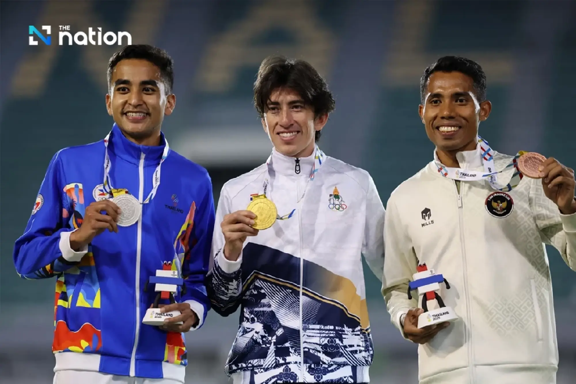 Kieran wins third gold, 4x400m relay sets two records, Thai women’s futsal miss gold