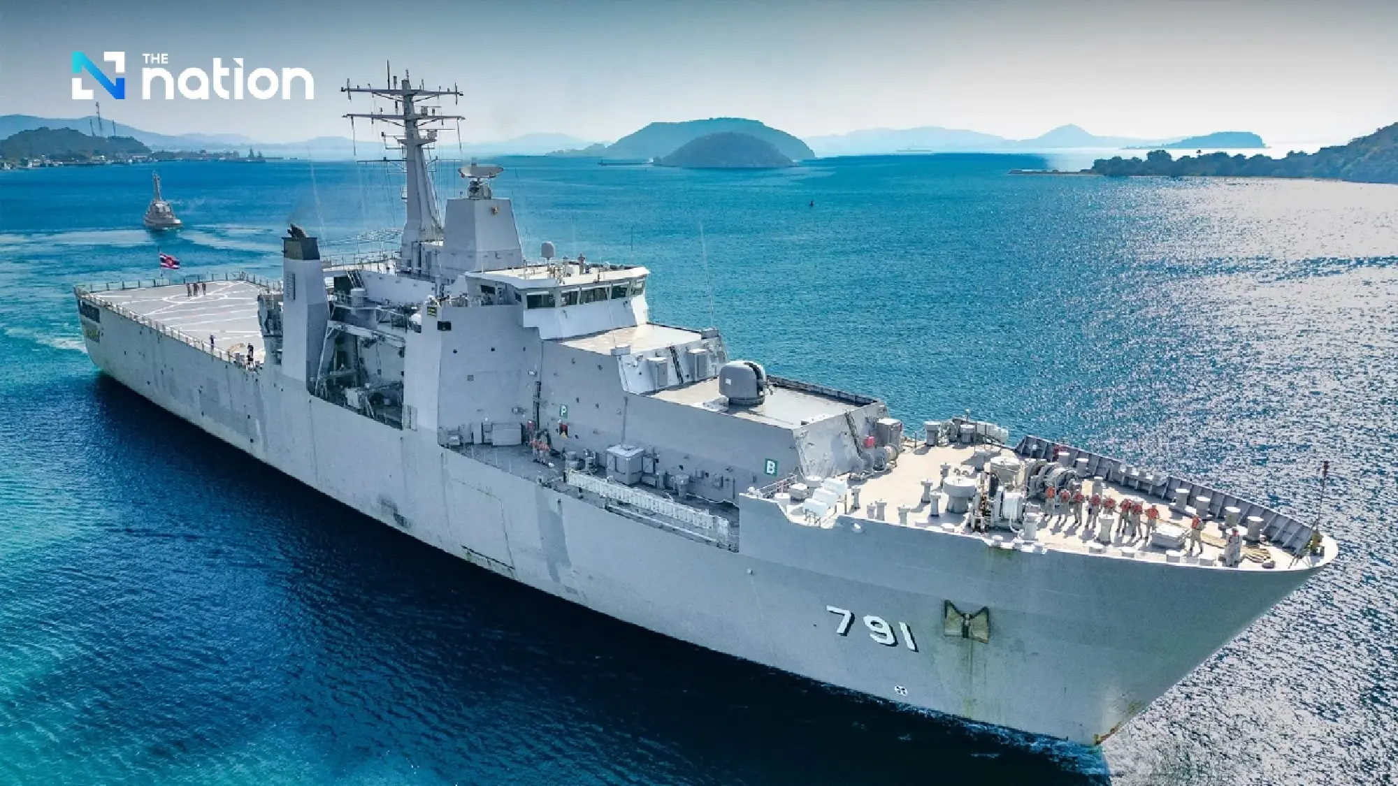 Thai Navy Deploys Major Landing Ship to Reinforce Southern Flood Relief Effort